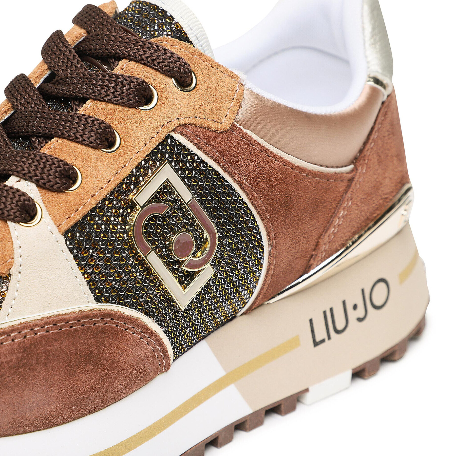 Liu Jo Сникърси Maxi Wonder 20 BF2097 PX255 Кафяв - Pepit.bg