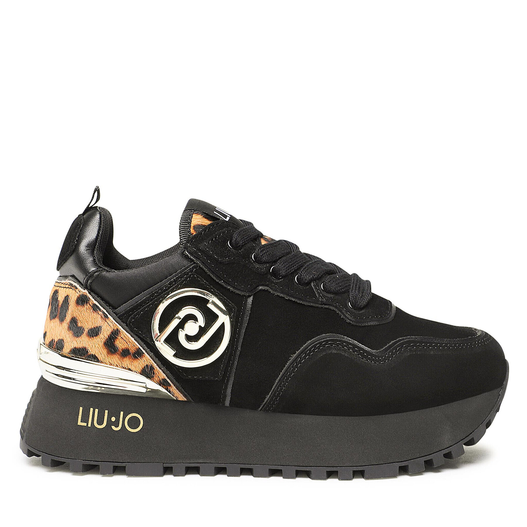 Liu Jo Сникърси Maxi Wonder 24 BF2103 PX194 Черен - Pepit.bg