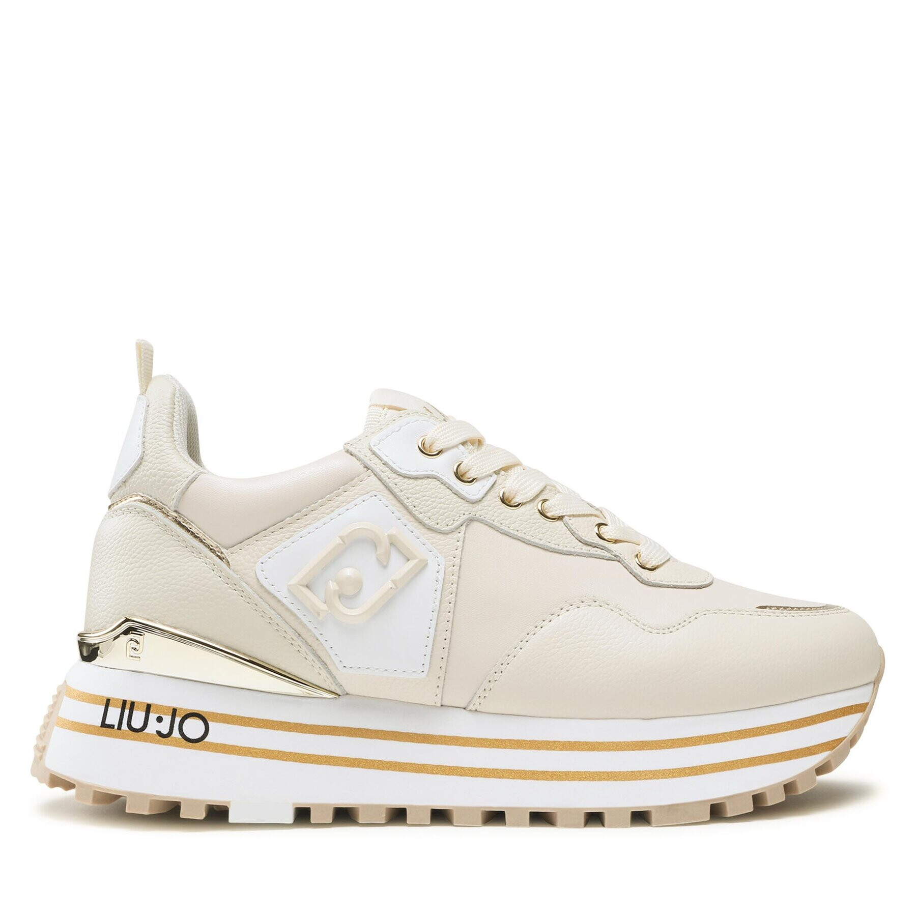 Liu Jo Сникърси Maxi Wonder BF3003 PX215 Бежов - Pepit.bg
