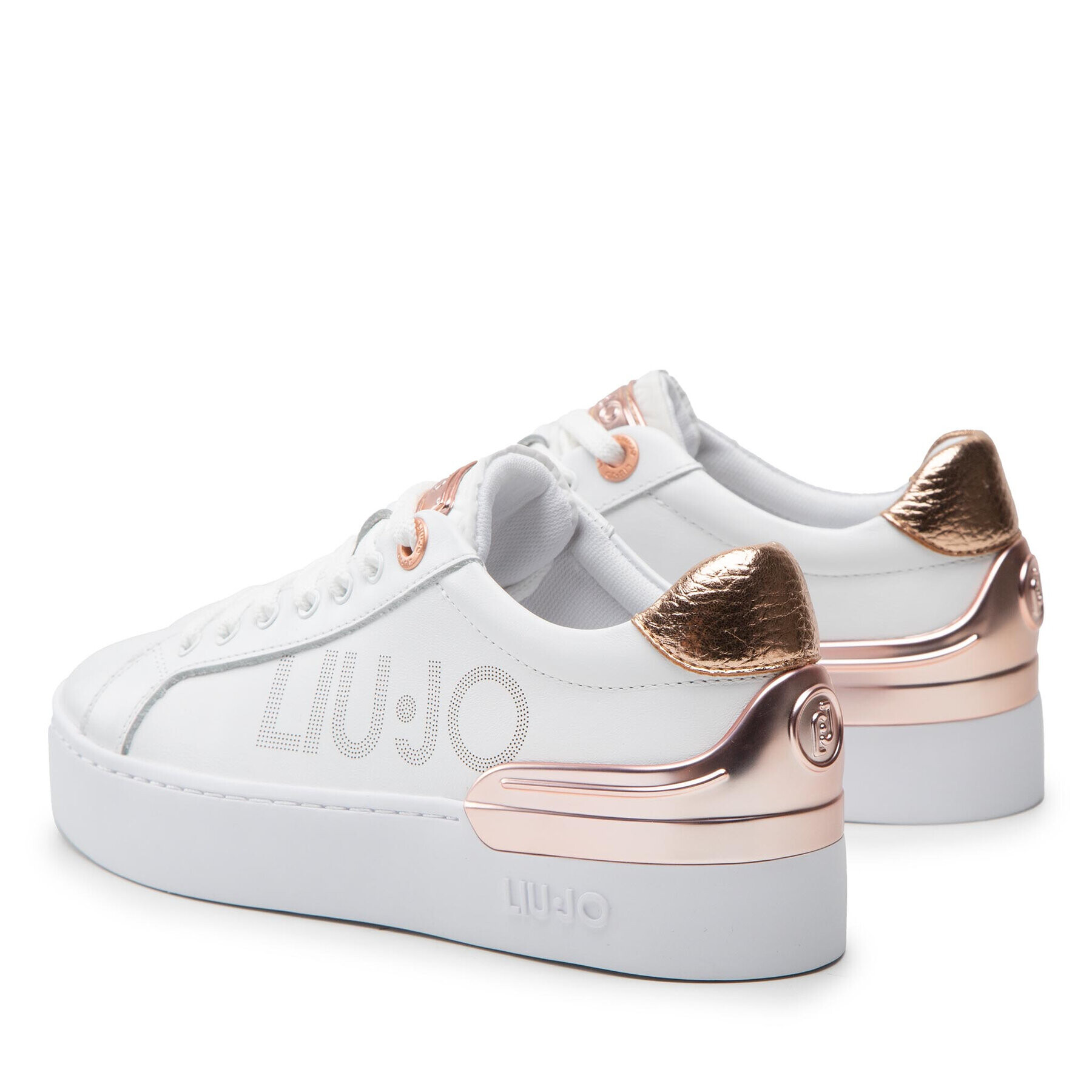 Liu Jo Сникърси Silvia 65 BF2001 P0102 Бял - Pepit.bg