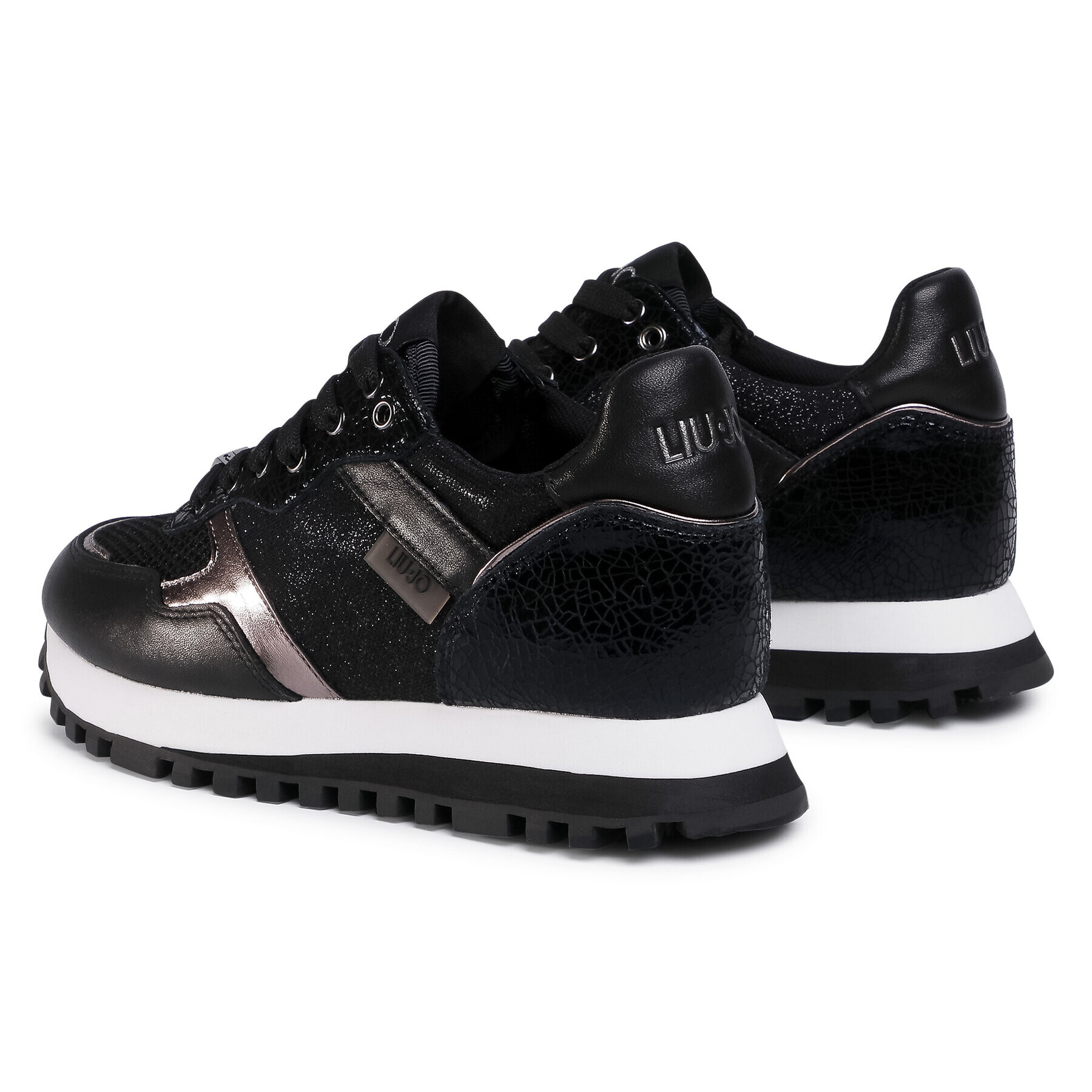 Liu Jo Сникърси Wonder 2.0 BF0039 PX101 Черен - Pepit.bg