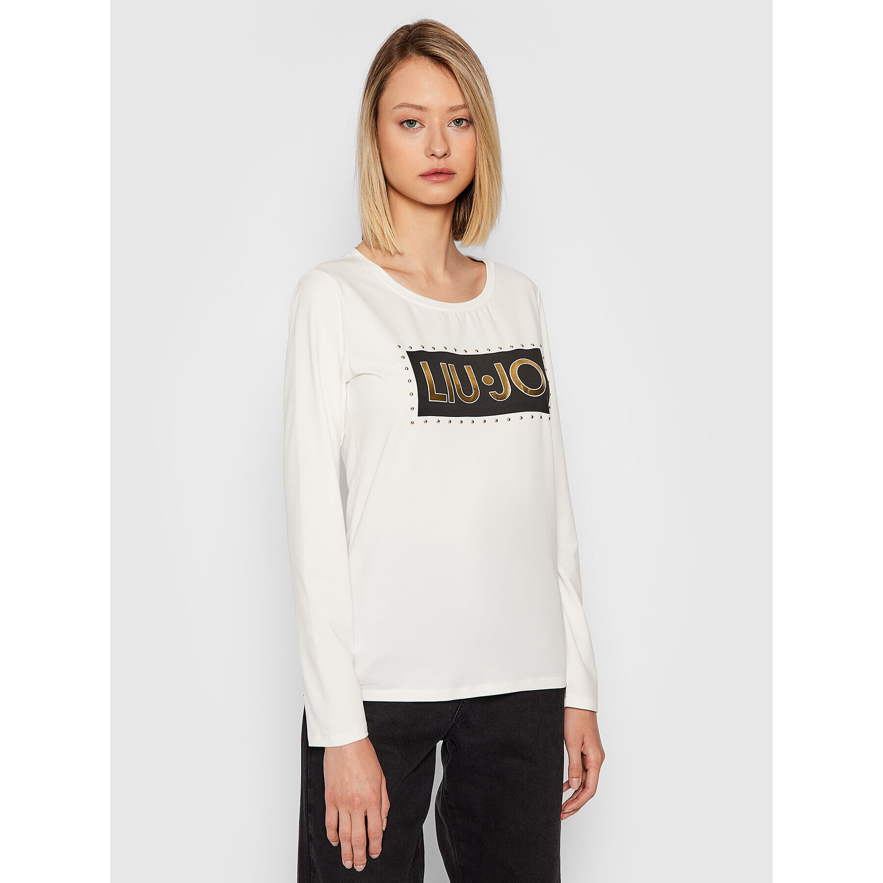Liu Jo Sport Блуза TF1131 J0088 Бял Regular Fit - Pepit.bg