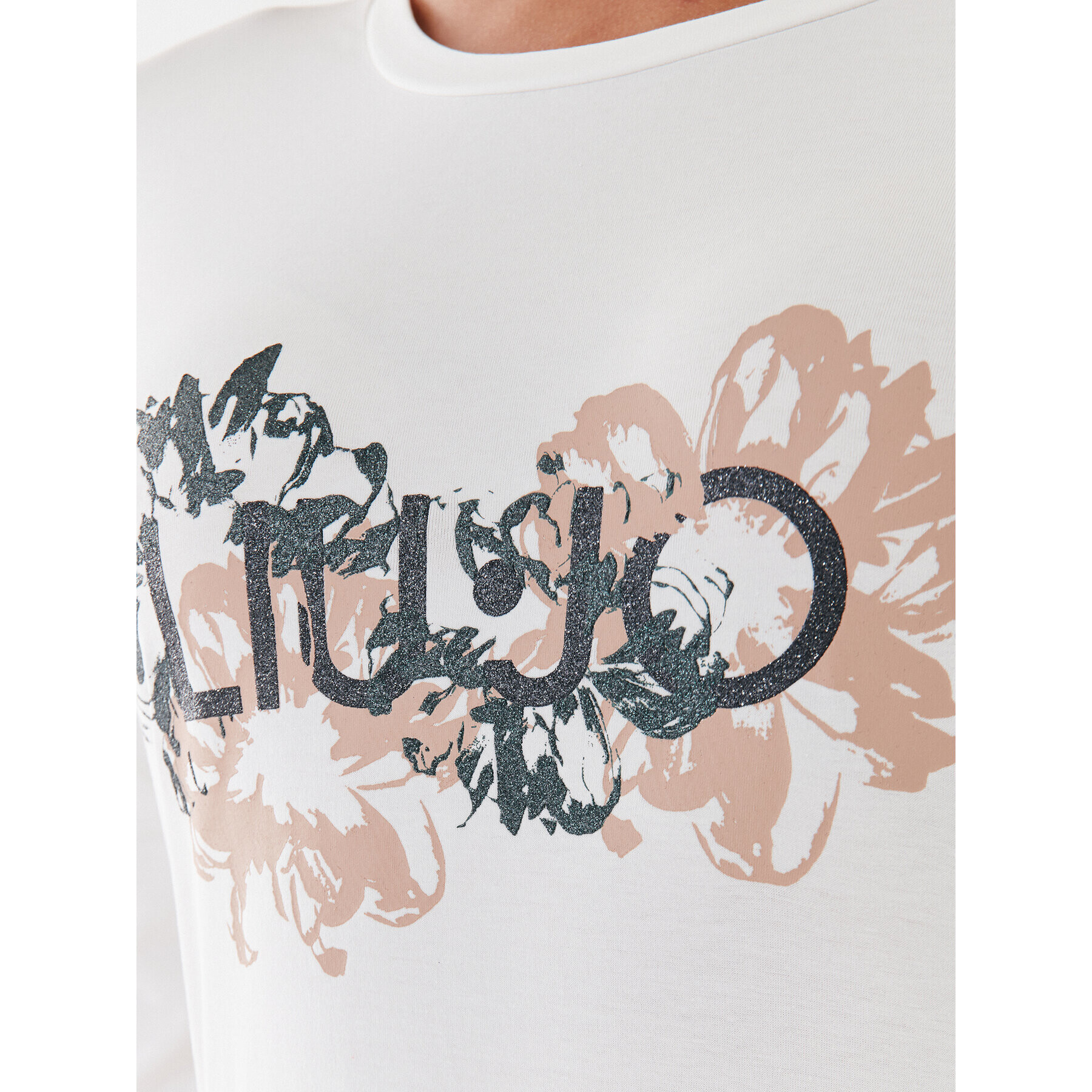 Liu Jo Sport Блуза TF3285 J0088 Екрю Regular Fit - Pepit.bg