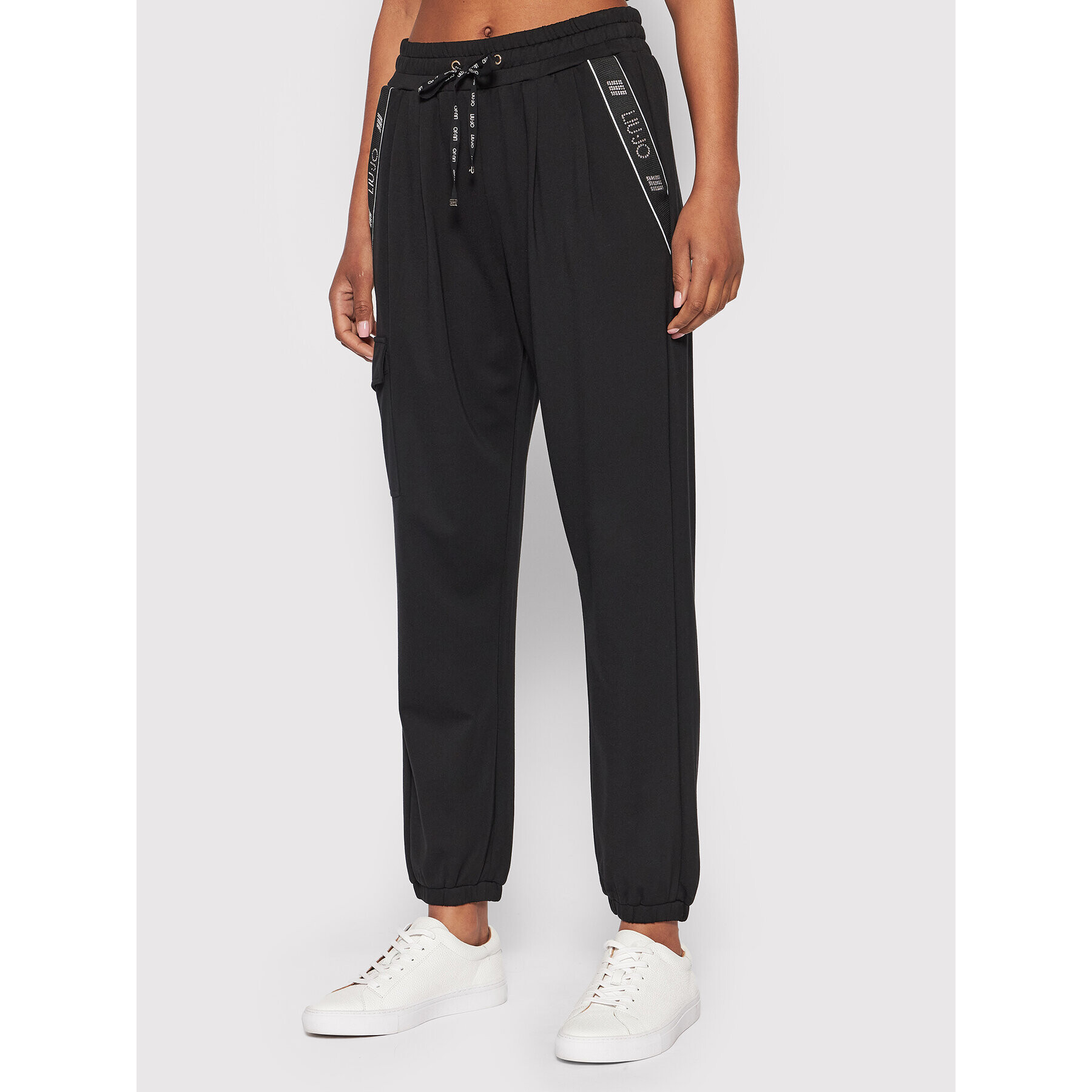 Liu Jo Долнище анцуг TA2177 J5942 Черен Regular Fit - Pepit.bg