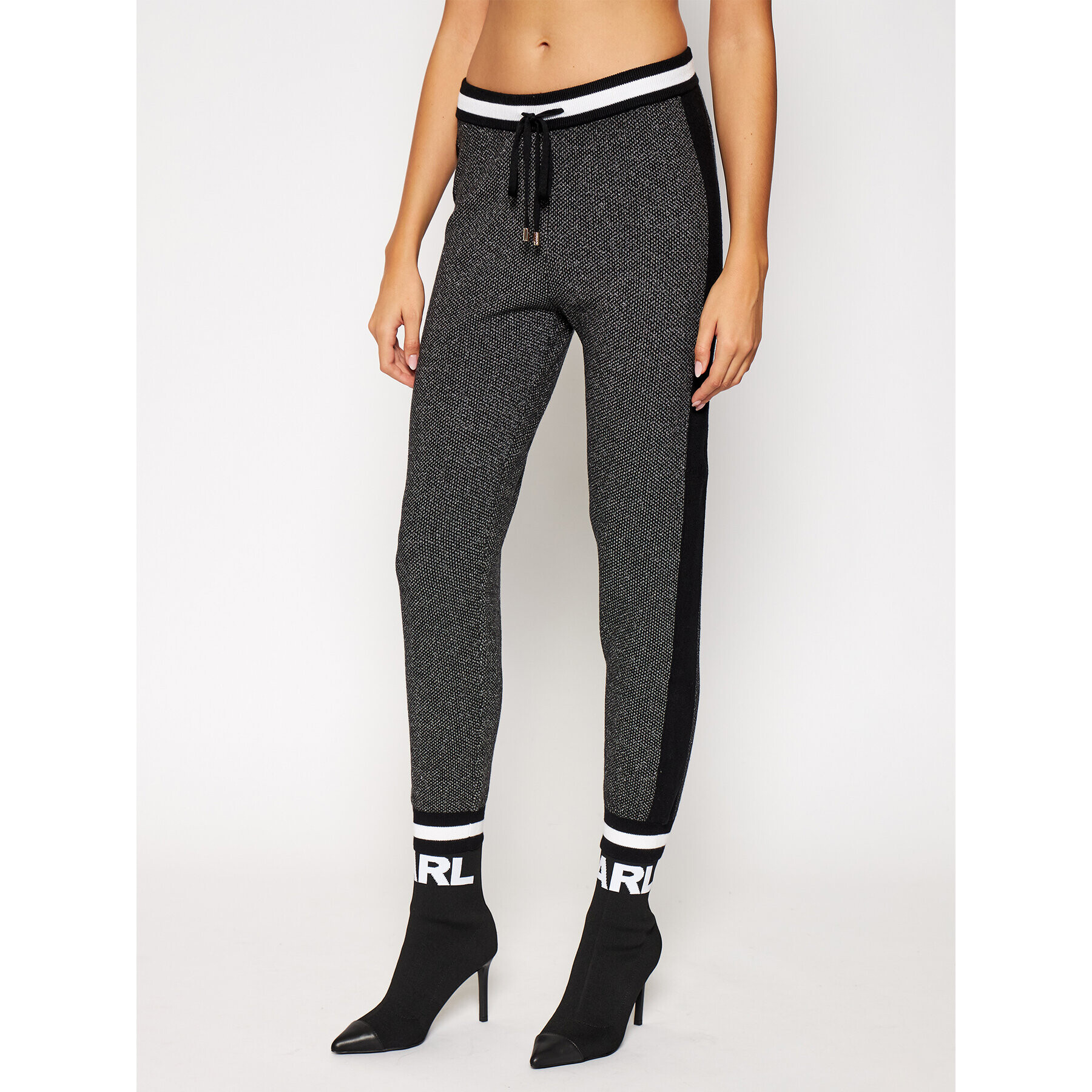 Liu Jo Sport Долнище анцуг TF0078 MA49I Черен Regular Fit - Pepit.bg
