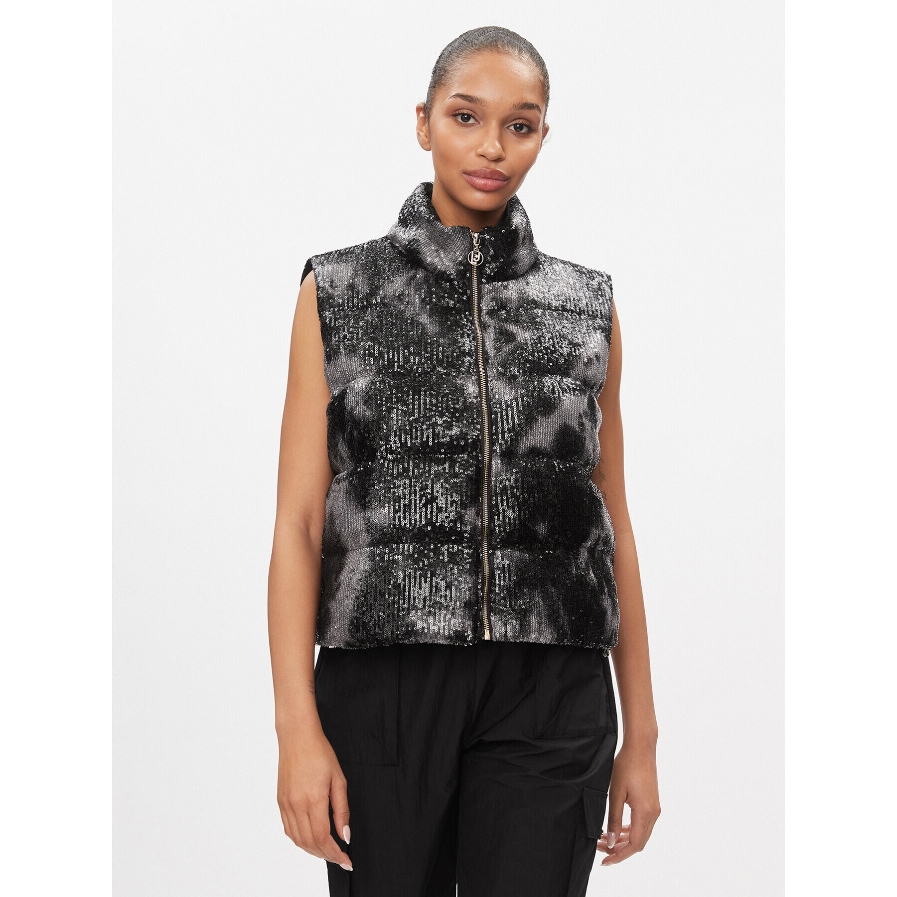 Liu Jo Sport Елек TA4061 J4623 Черен Regular Fit - Pepit.bg