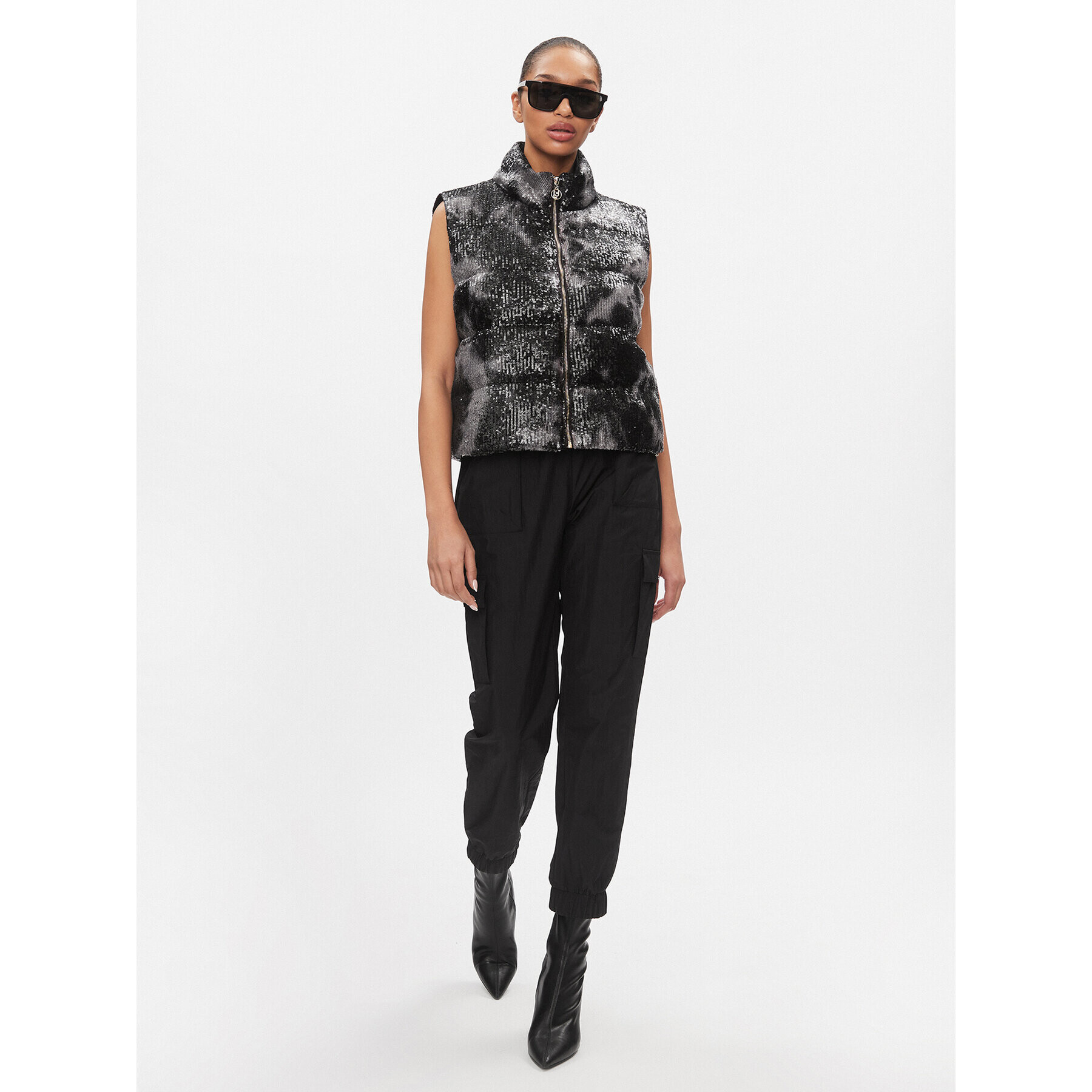 Liu Jo Sport Елек TA4061 J4623 Черен Regular Fit - Pepit.bg