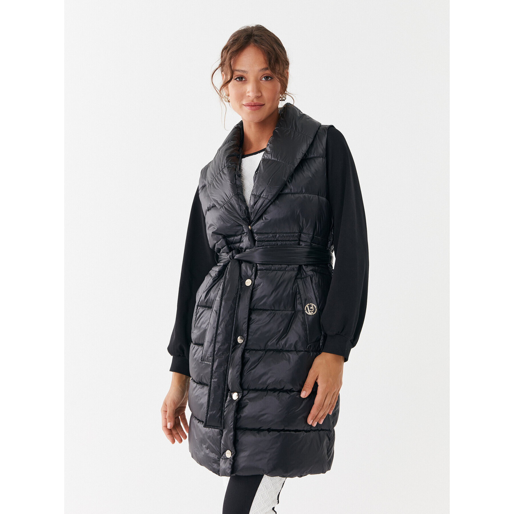 Liu Jo Sport Елек TF3003 T3549 Черен Regular Fit - Pepit.bg