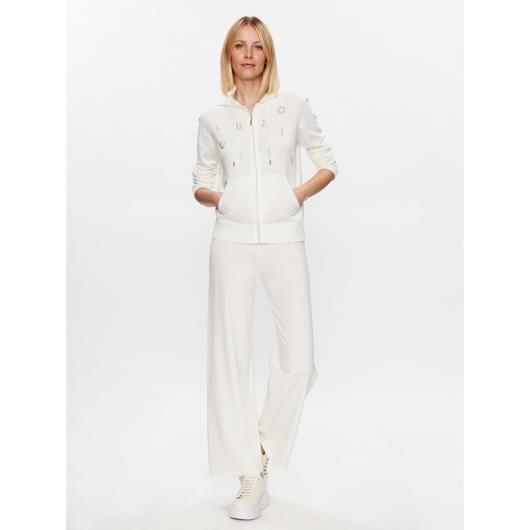 Liu Jo Sport Кардиган TA3052 MS005 Екрю Regular Fit - Pepit.bg
