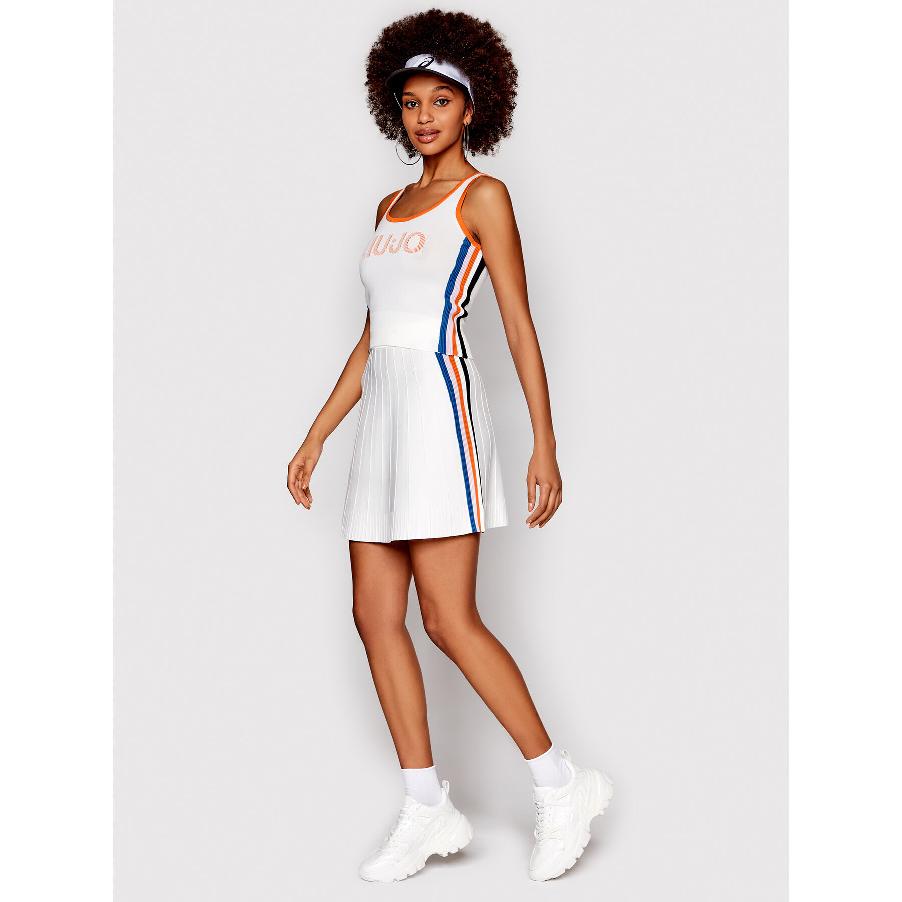 Liu Jo Sport Пола тип трапец TA2100 MA16M Бял Regular Fit - Pepit.bg