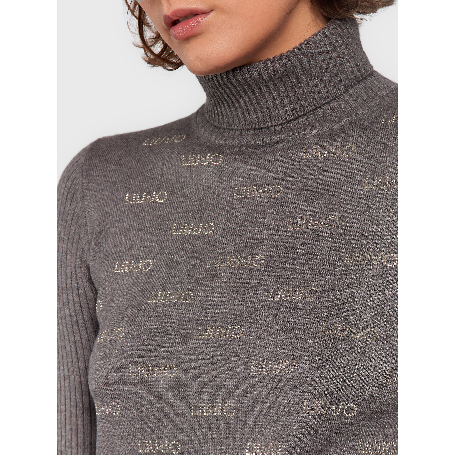 Liu Jo Sport Поло TF2107 MA63M Сив Regular Fit - Pepit.bg