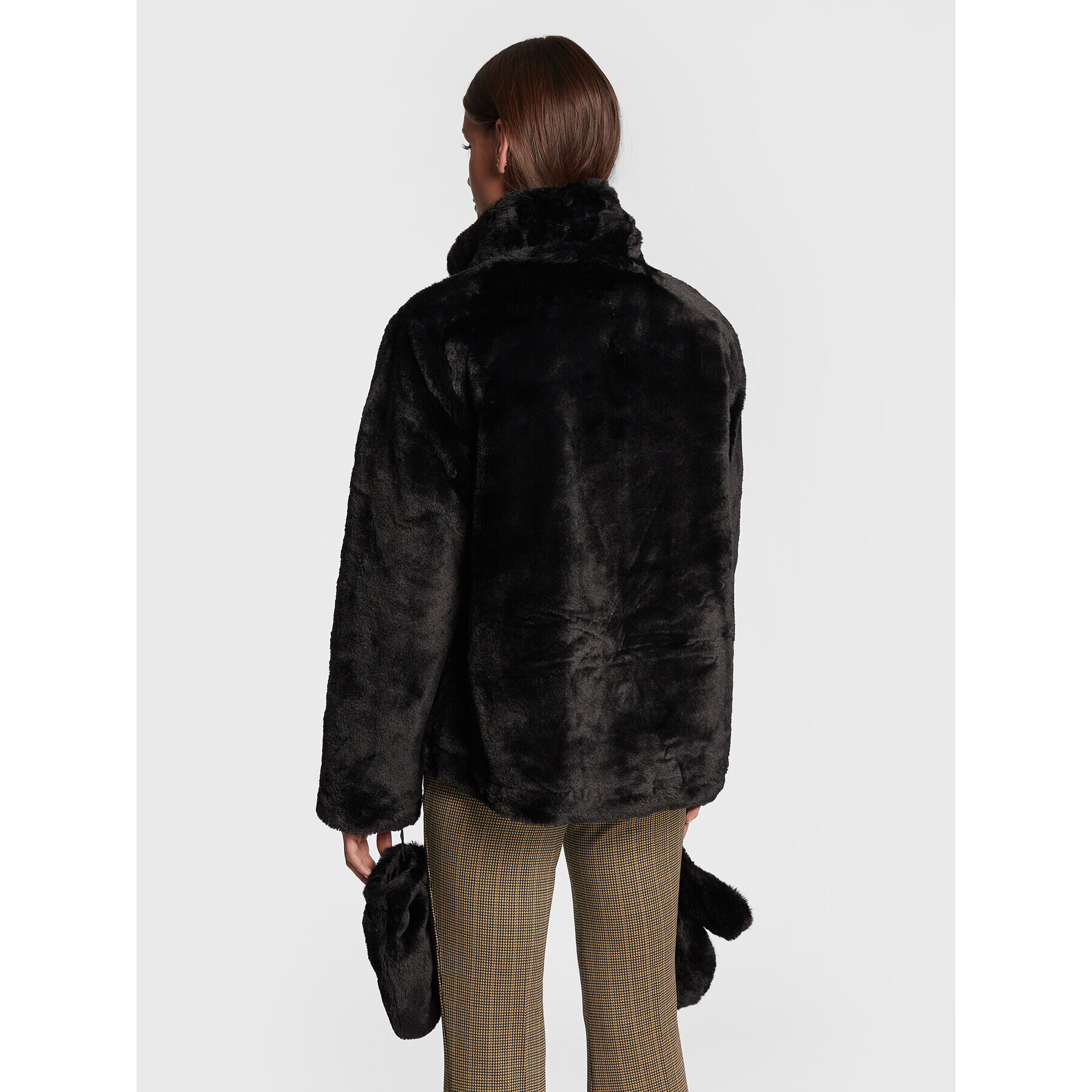 Liu Jo Sport Преходно яке TF2172 E0696 Черен Relaxed Fit - Pepit.bg