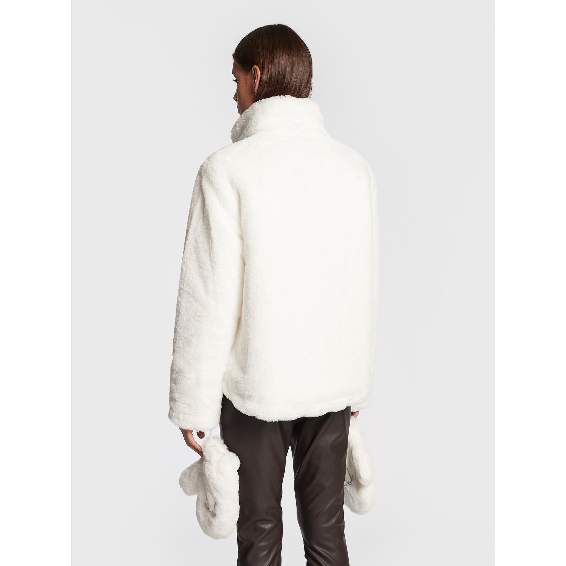 Liu Jo Sport Преходно яке TF2172 E0696 Бял Relaxed Fit - Pepit.bg