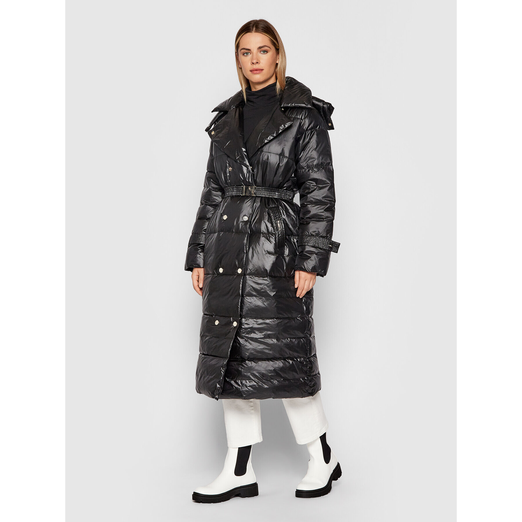 Liu Jo Sport Пухено яке TF1027 T4954 Черен Regular Fit - Pepit.bg