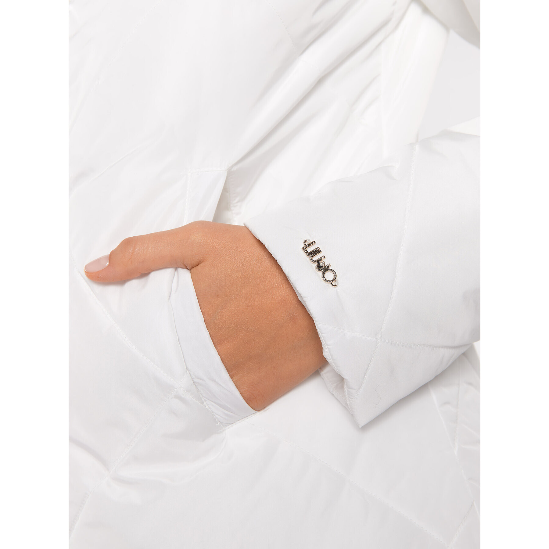 Liu Jo Sport Пухено яке TF2193 E0789 Бял Regular Fit - Pepit.bg