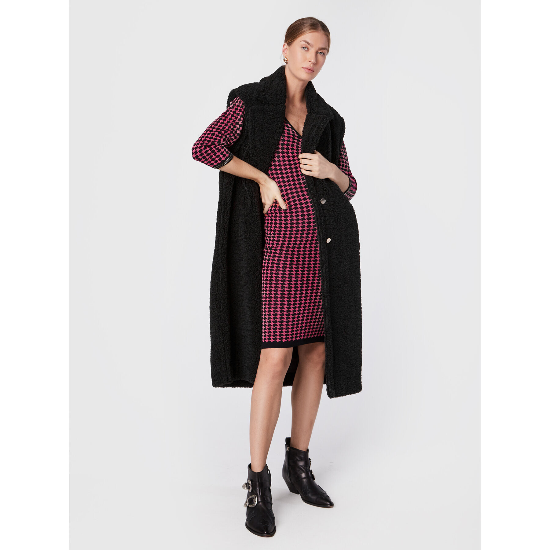 Liu Jo Sport Пухено яке TF2193 E0789 Черен Regular Fit - Pepit.bg