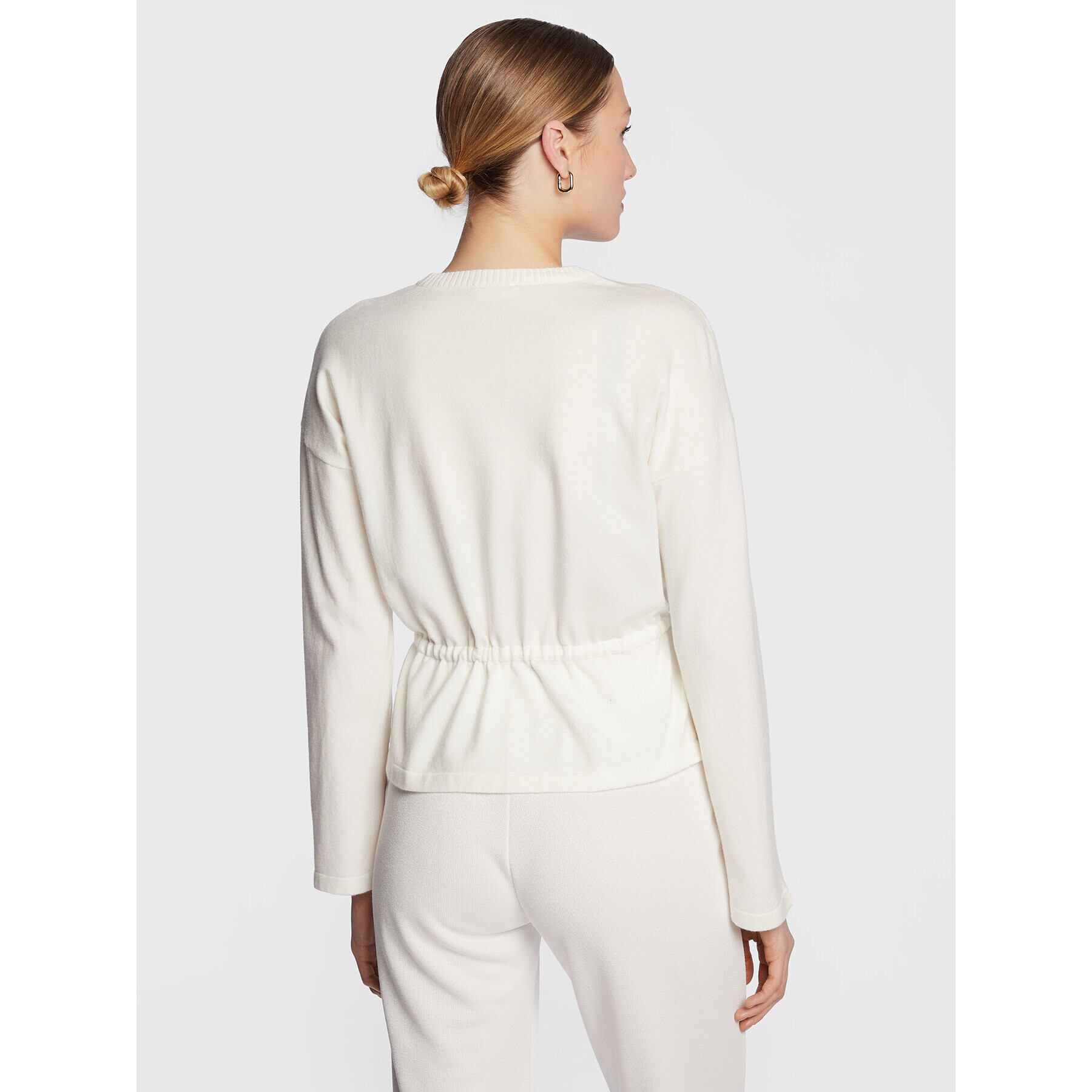 Liu Jo Sport Пуловер TA3050 MS005 Екрю Regular Fit - Pepit.bg