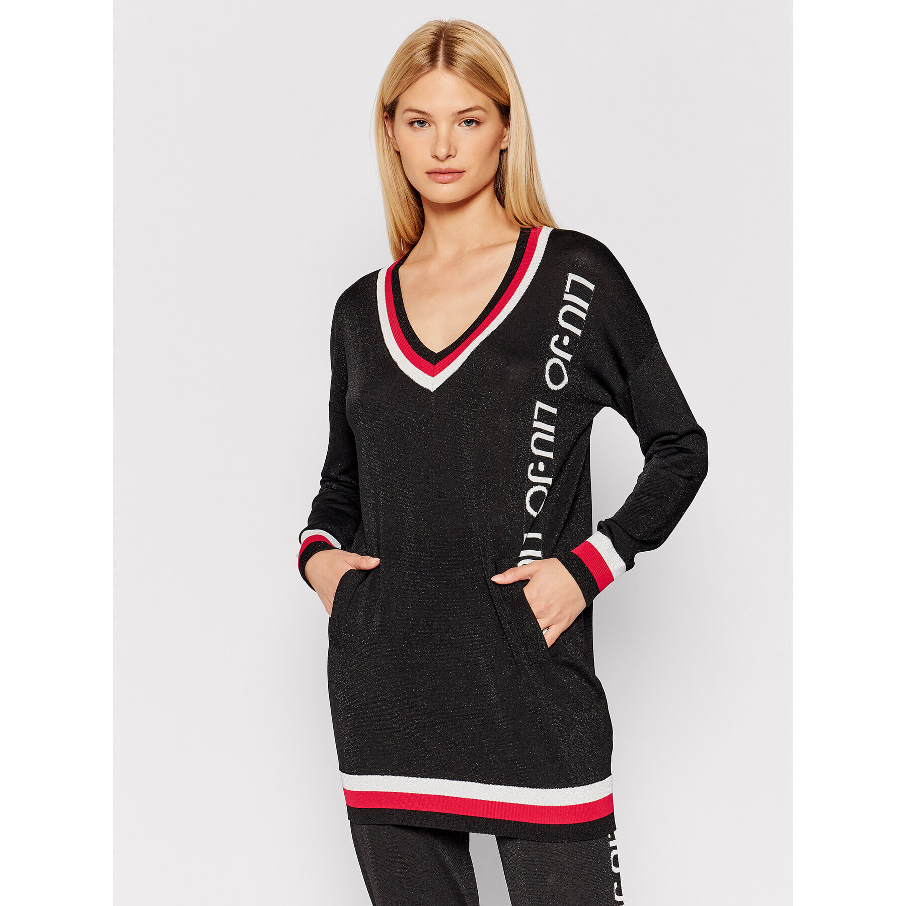 Liu Jo Sport Пуловер TF1085 MA57L Черен Regular Fit - Pepit.bg