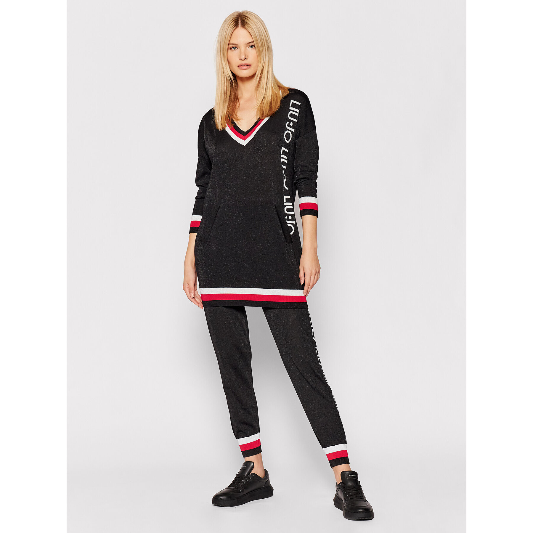 Liu Jo Sport Пуловер TF1085 MA57L Черен Regular Fit - Pepit.bg