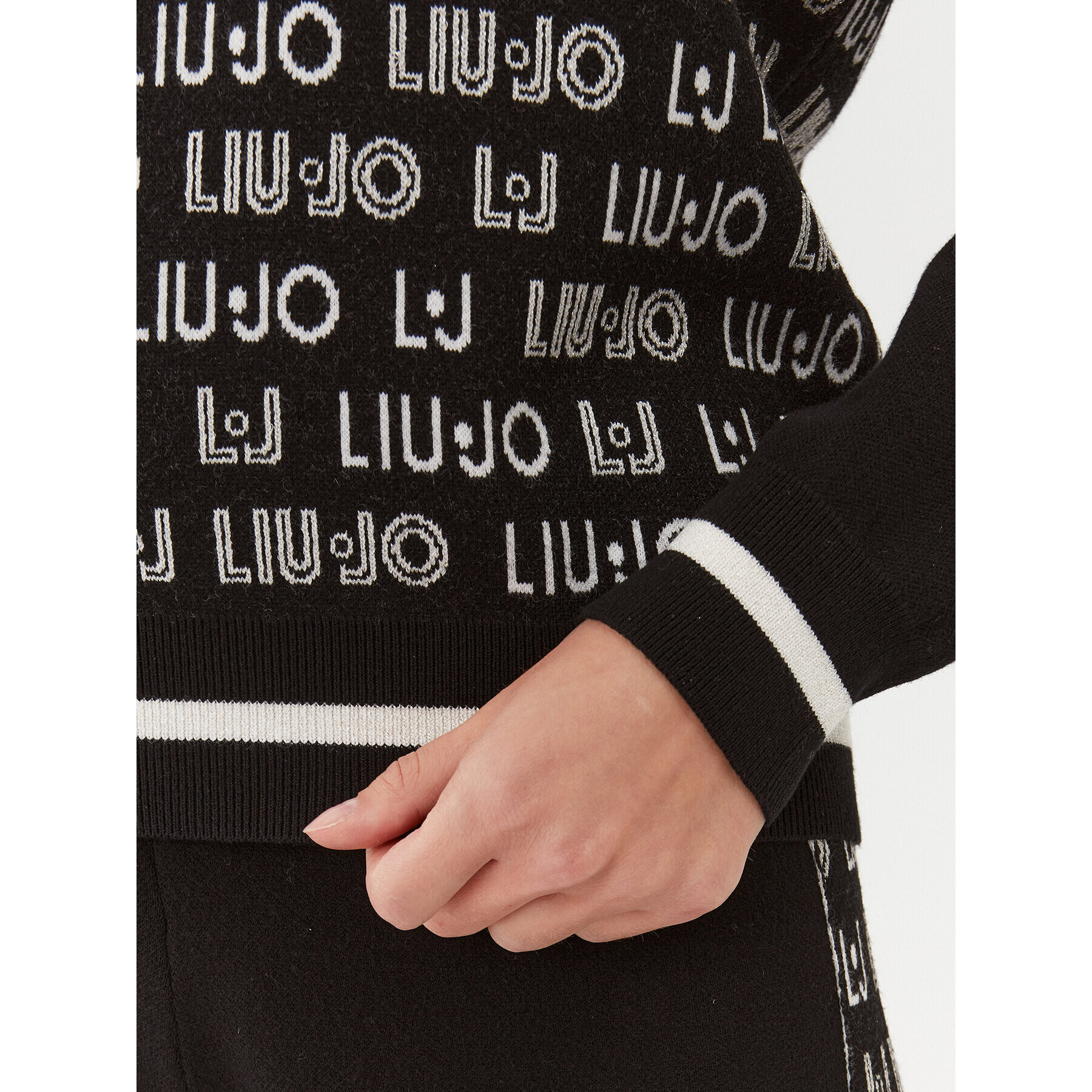 Liu Jo Sport Пуловер TF3210 MA63L Черен Regular Fit - Pepit.bg