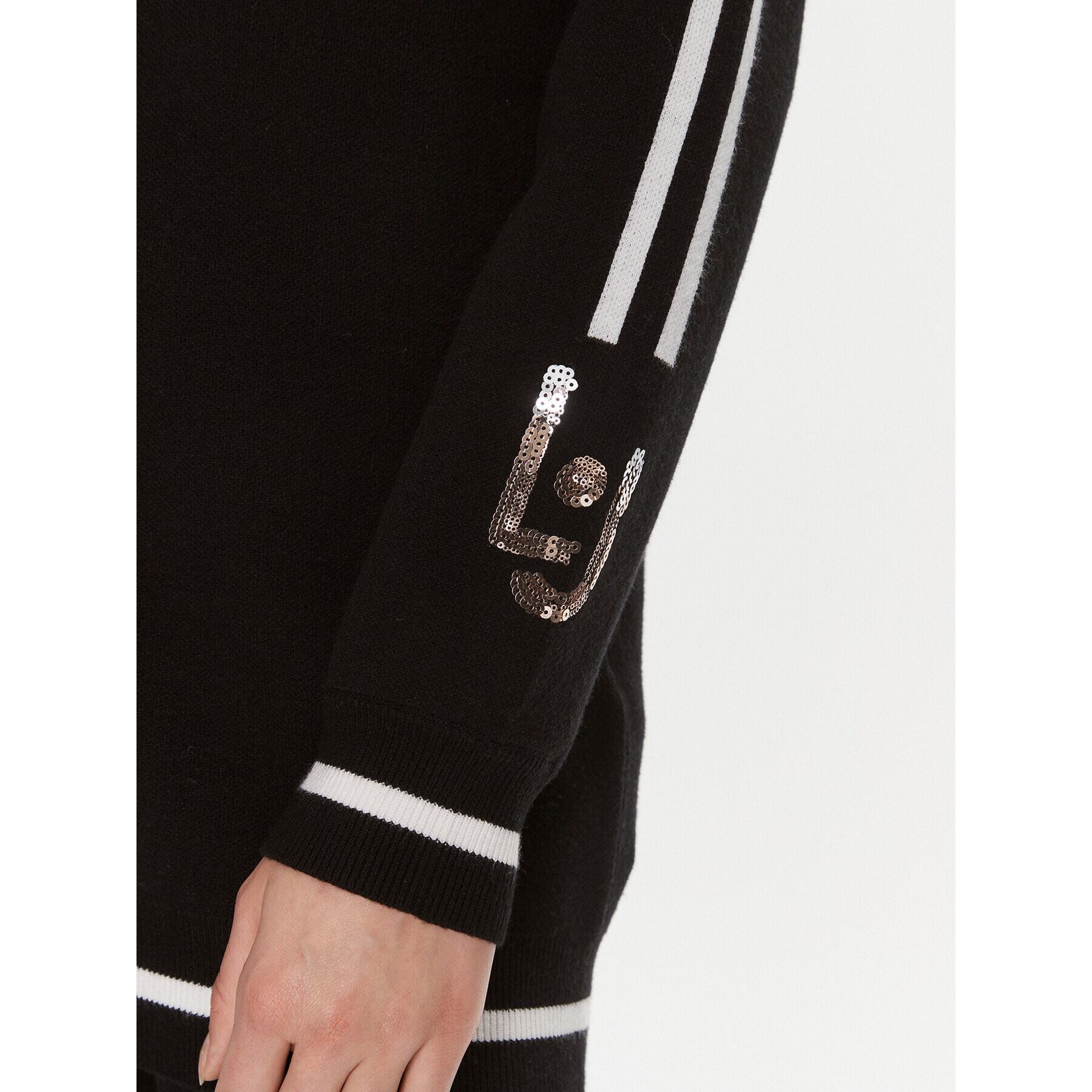 Liu Jo Sport Пуловер TF3216 MA63M Черен Regular Fit - Pepit.bg