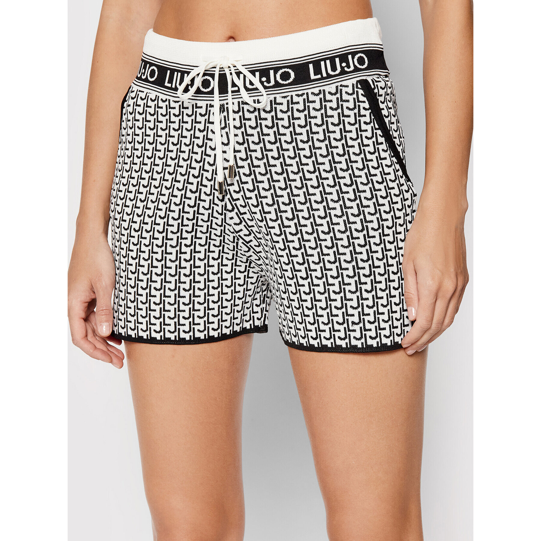 Liu Jo Sport Шорти от плат TA2107 MA16M Бял Regular Fit - Pepit.bg