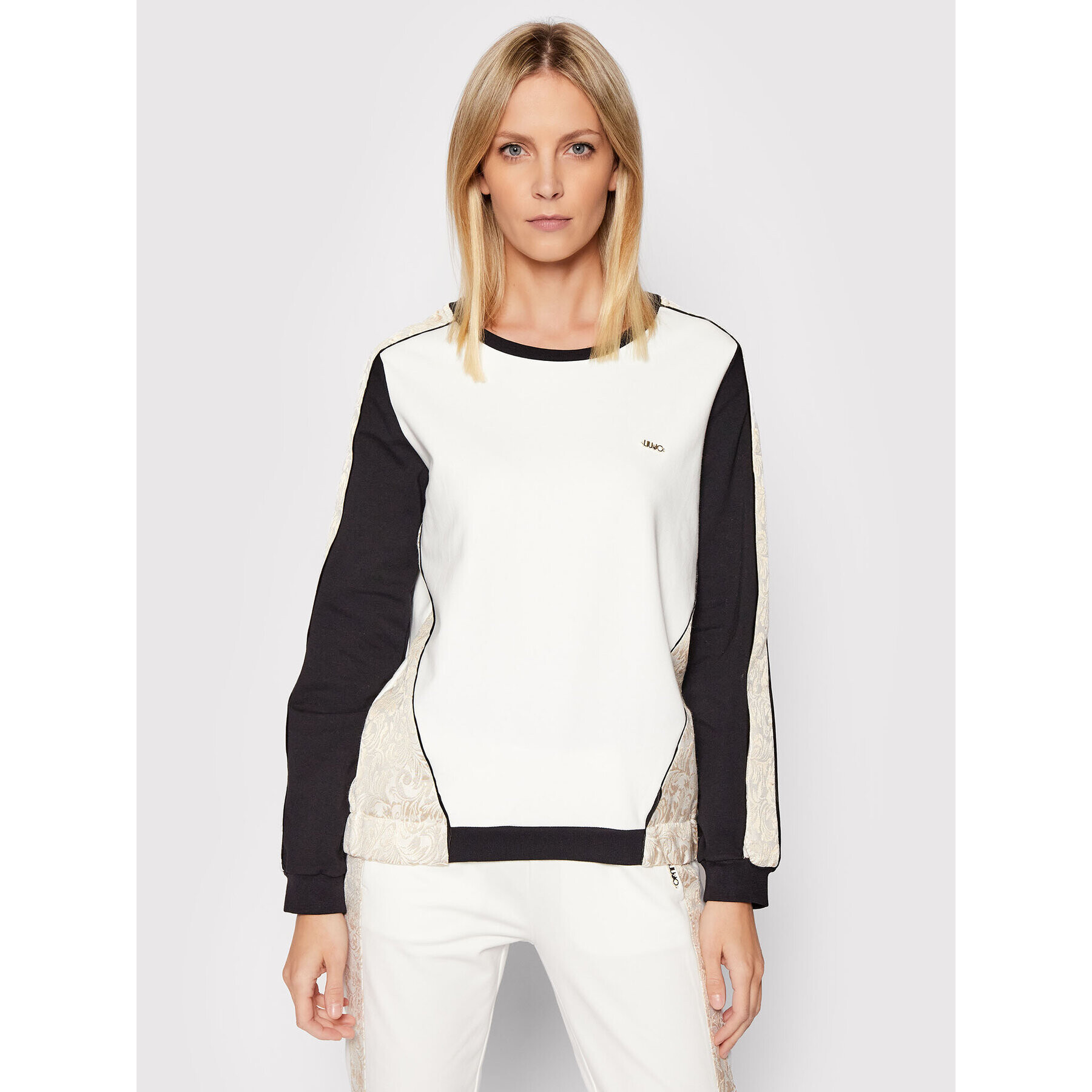 Liu Jo Sport Суитшърт TA2002 FOO90 Бял Regular Fit - Pepit.bg