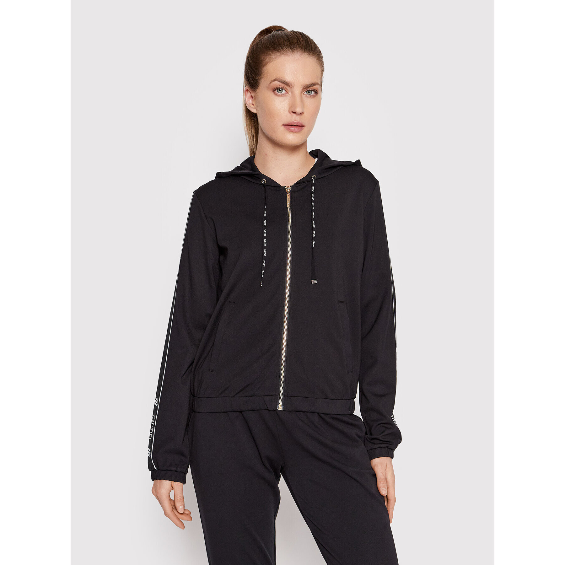 Liu Jo Sport Суитшърт TA2178 J5942 Черен Regular Fit - Pepit.bg