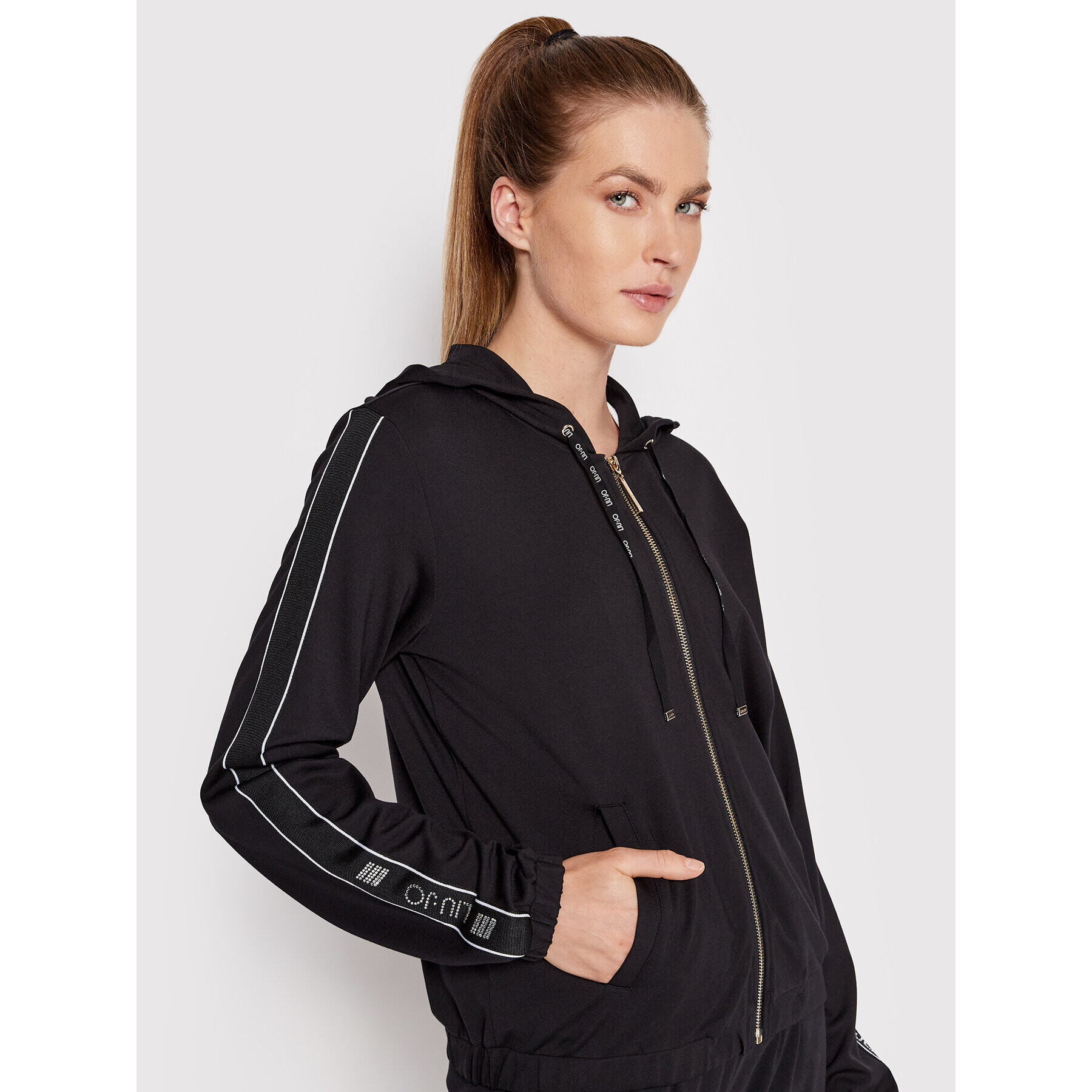 Liu Jo Sport Суитшърт TA2178 J5942 Черен Regular Fit - Pepit.bg