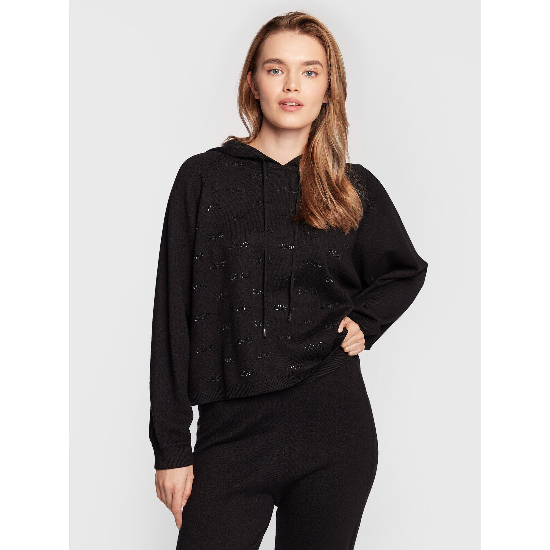 Liu Jo Sport Суитшърт TF2105 MA63M Черен Regular Fit - Pepit.bg