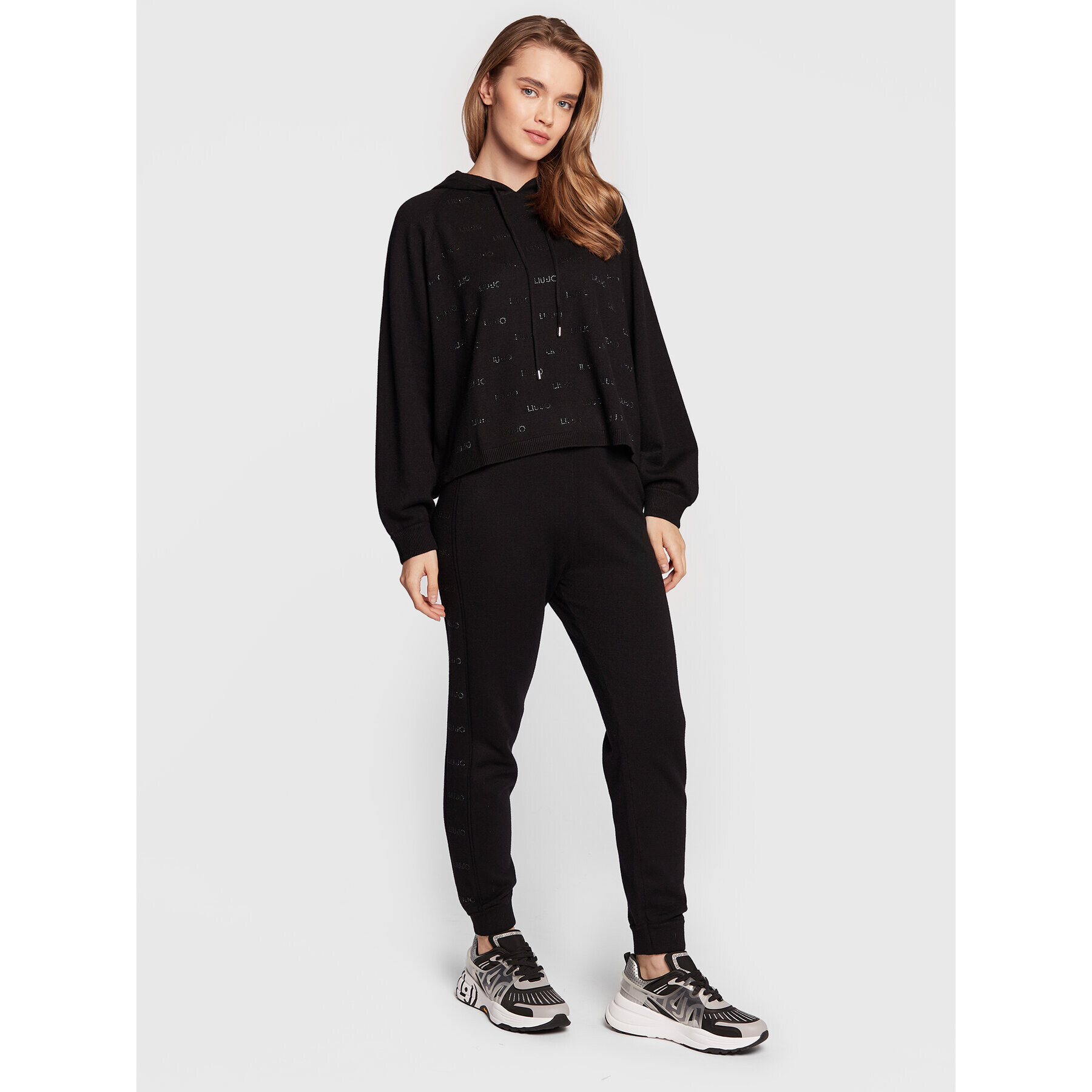 Liu Jo Sport Суитшърт TF2105 MA63M Черен Regular Fit - Pepit.bg