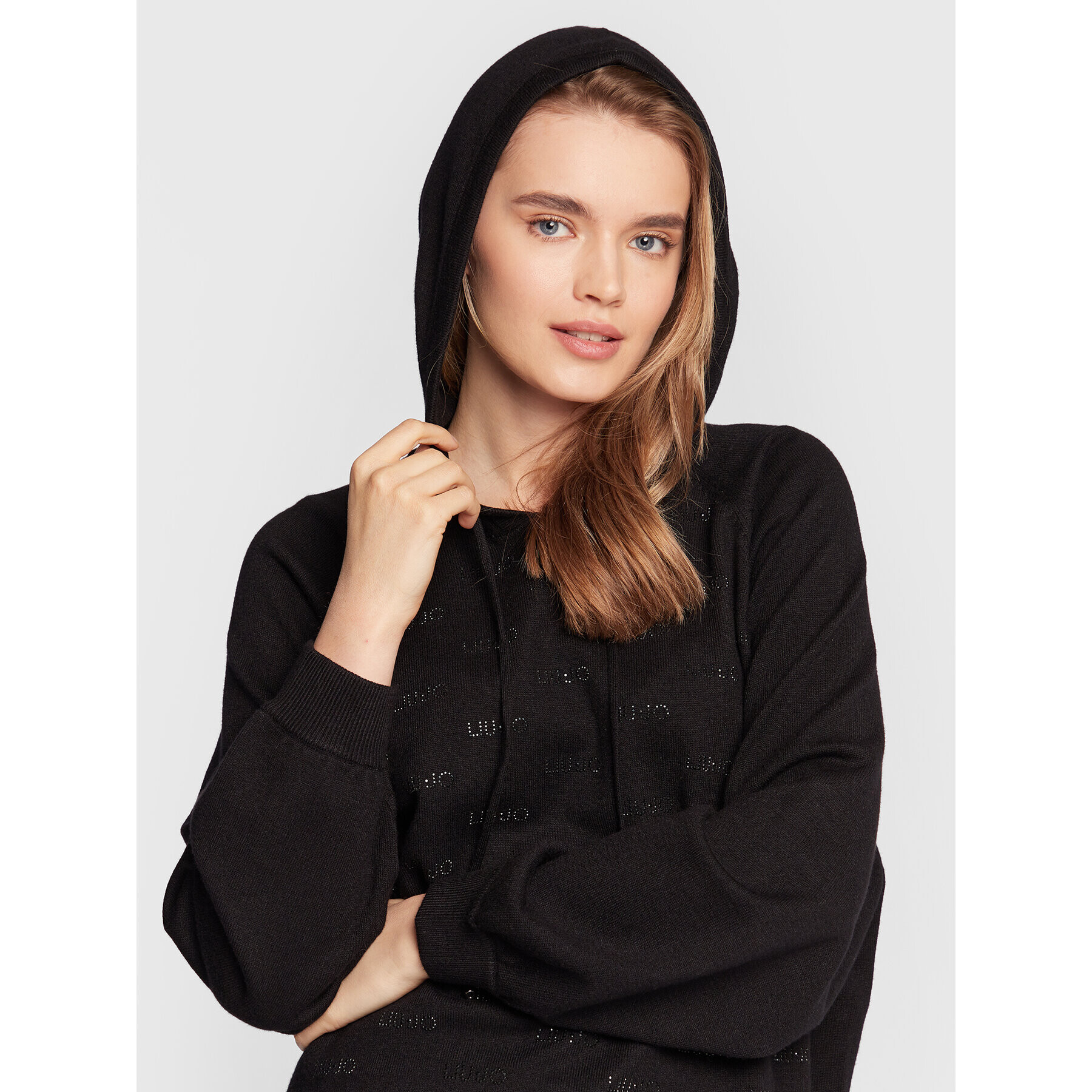 Liu Jo Sport Суитшърт TF2105 MA63M Черен Regular Fit - Pepit.bg