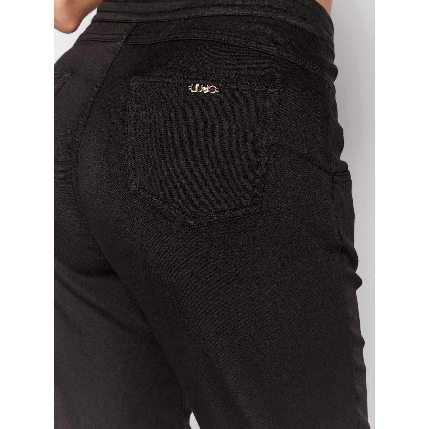 Liu Jo Sport Текстилни панталони TA2215 F0878 Черен Regular Fit - Pepit.bg