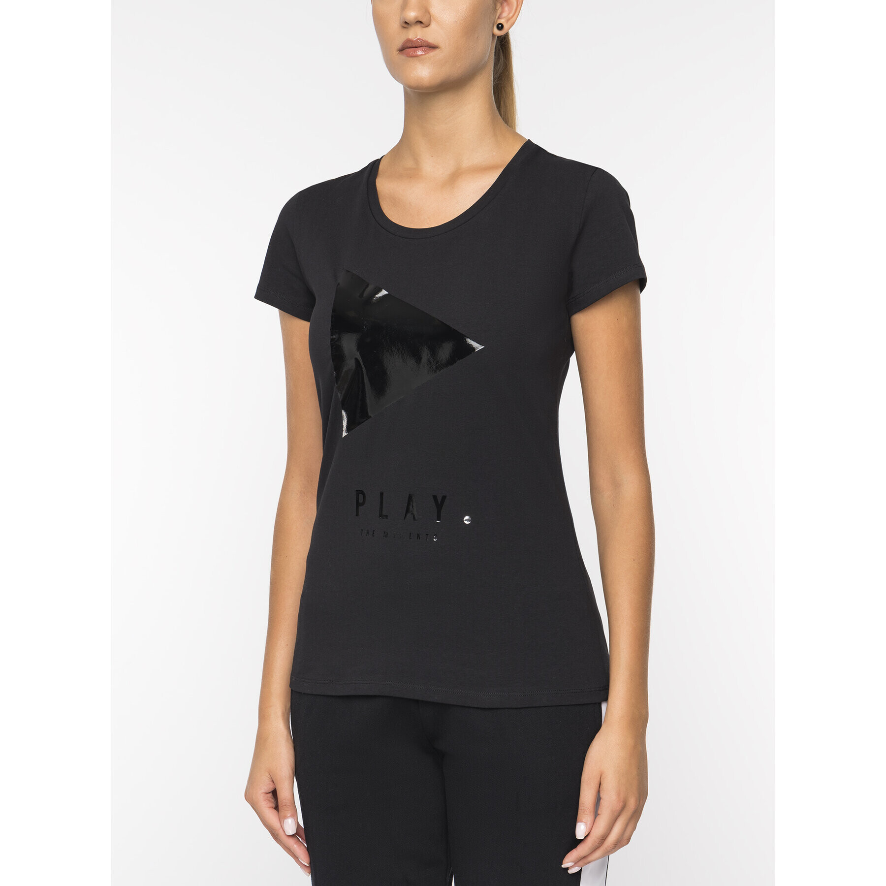 Liu Jo Sport Тишърт T69142 J0088 Черен Regular Fit - Pepit.bg