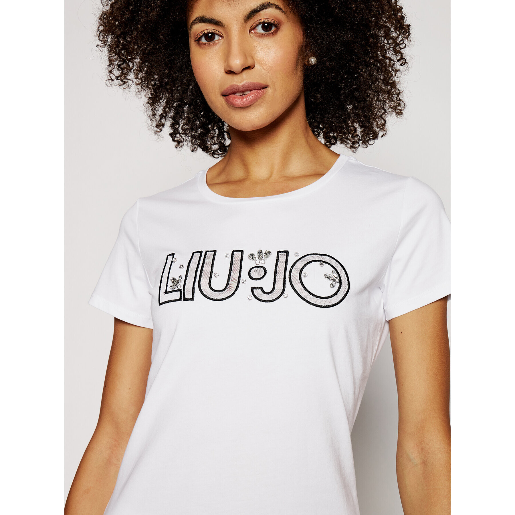 Liu Jo Sport Тишърт TA1026 J5003 Бял Regular Fit - Pepit.bg