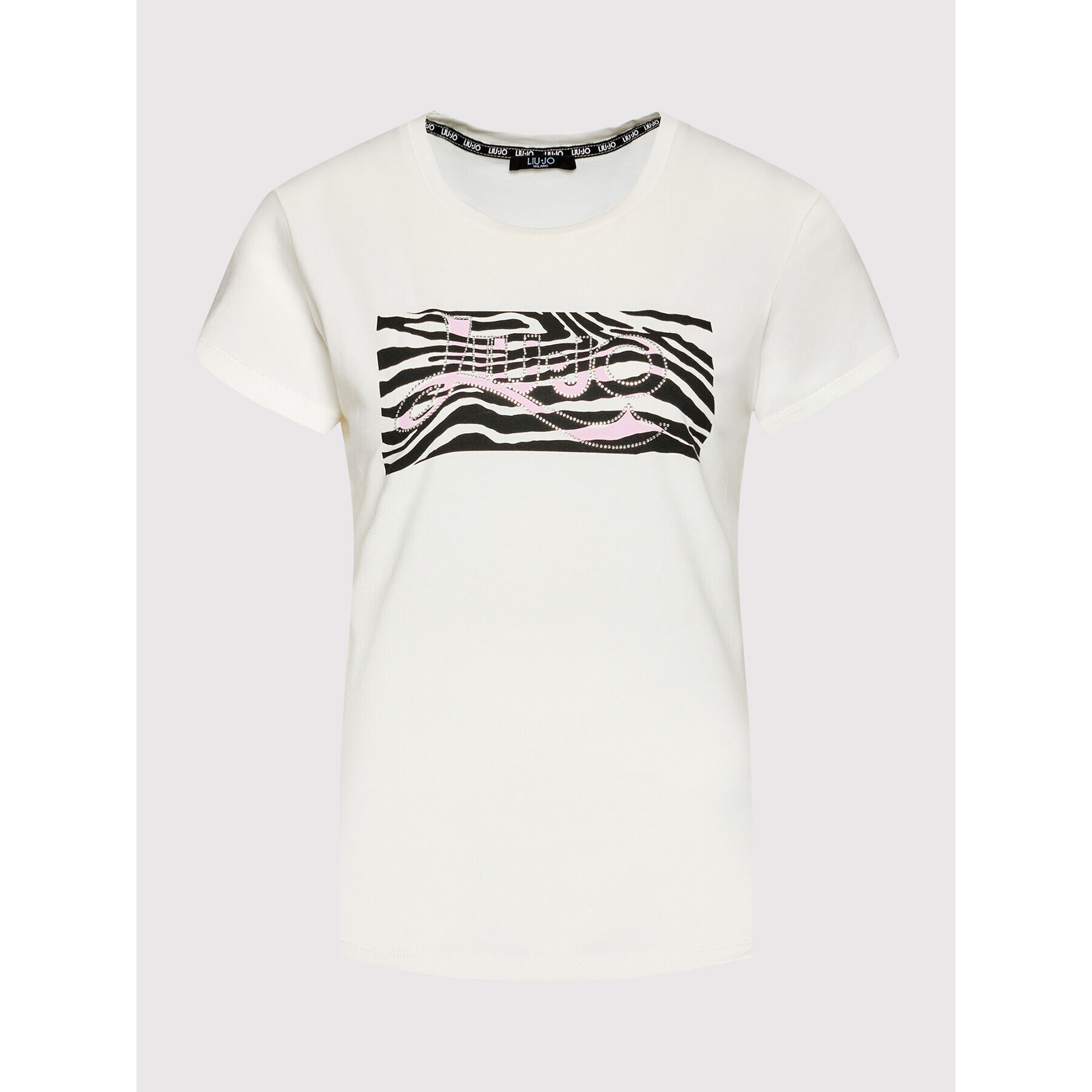 Liu Jo Sport Тишърт TA2088 J5003 Бял Regular Fit - Pepit.bg