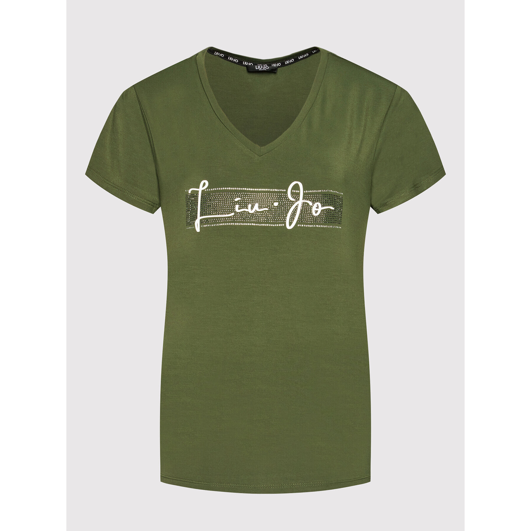 Liu Jo Sport Тишърт TA2091 J7905 Зелен Regular Fit - Pepit.bg