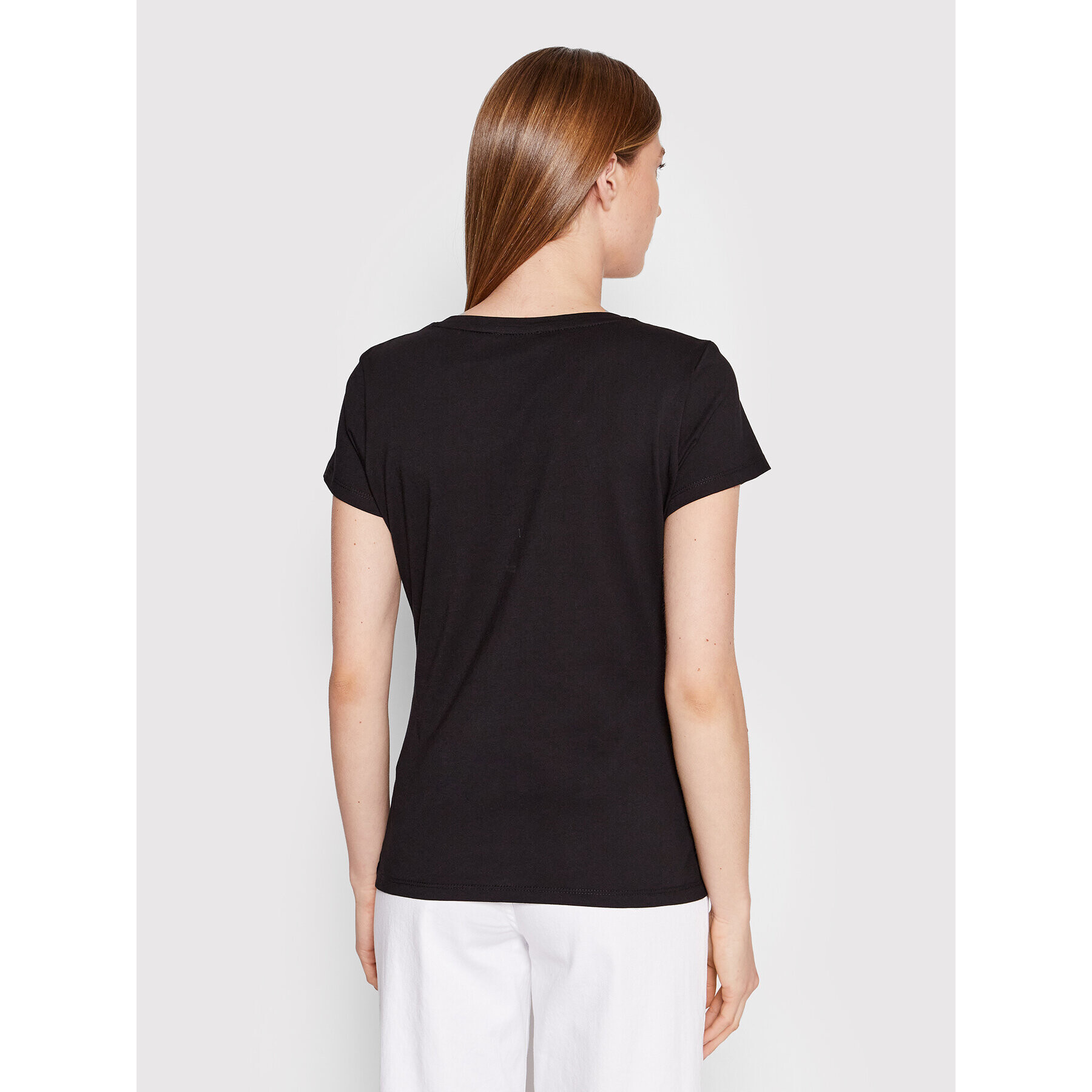 Liu Jo Sport Тишърт TA2210 J6040 Черен Regular Fit - Pepit.bg
