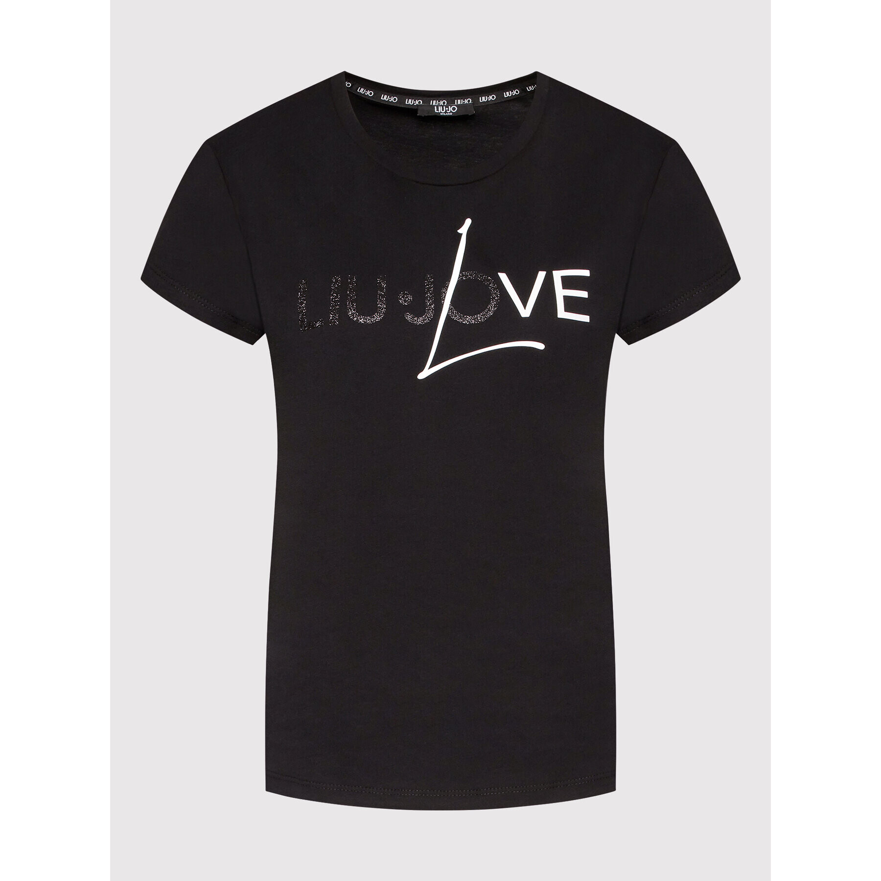 Liu Jo Sport Тишърт TA2210 J6040 Черен Regular Fit - Pepit.bg