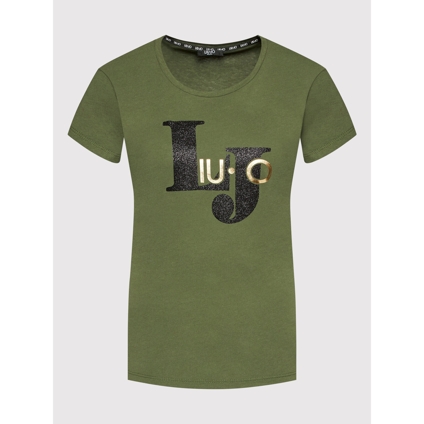 Liu Jo Sport Тишърт TA2210 J6040 Зелен Regular Fit - Pepit.bg