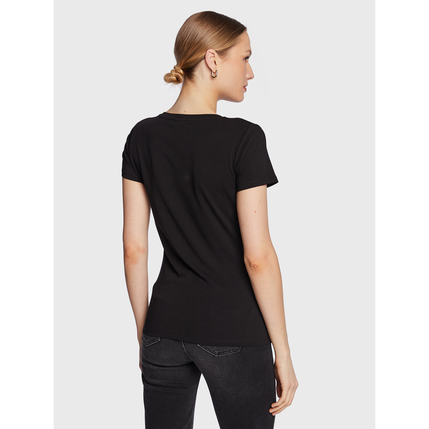 Liu Jo Sport Тишърт TA3088 JS003 Черен Regular Fit - Pepit.bg