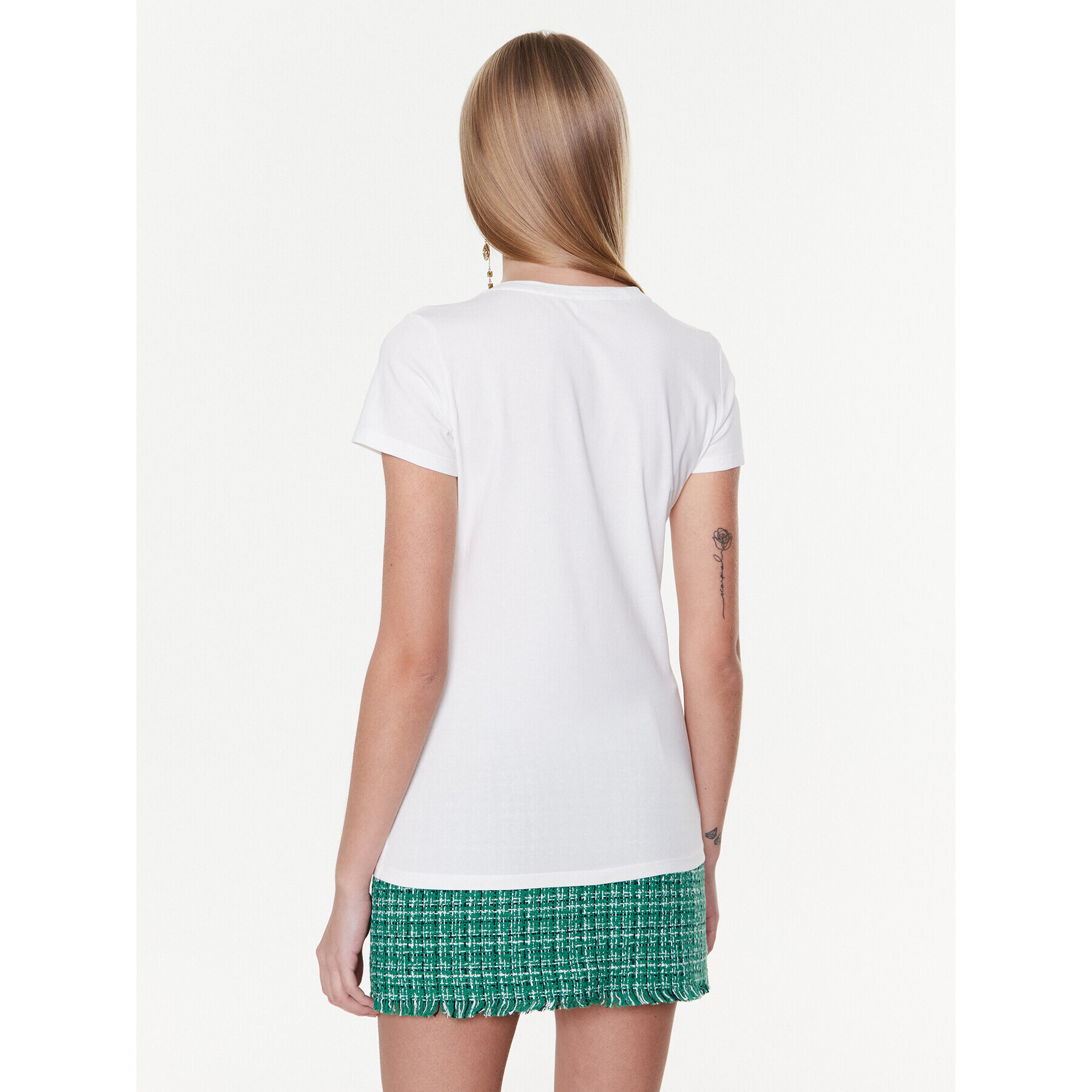 Liu Jo Sport Тишърт TA3089 J5003 Бял Regular Fit - Pepit.bg