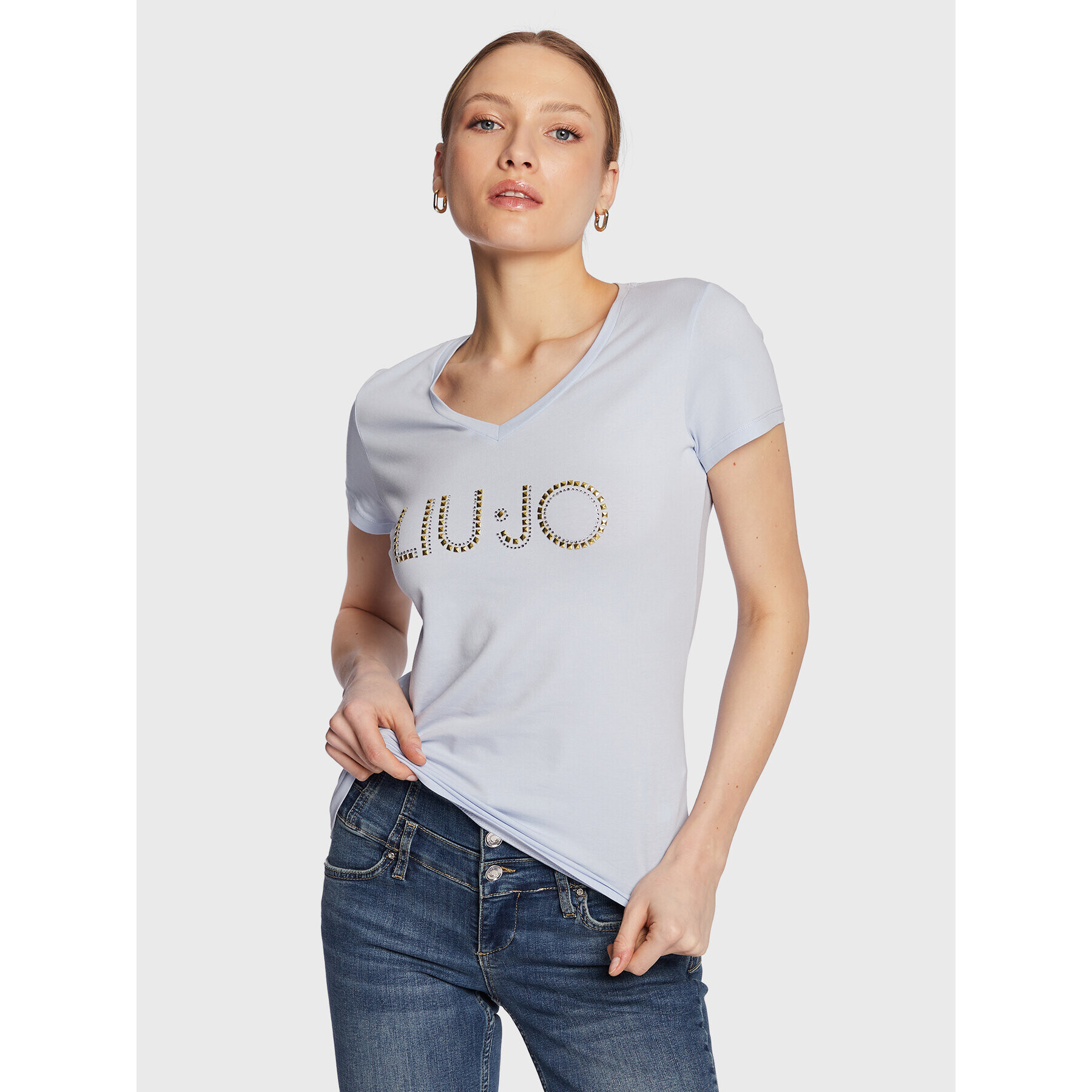 Liu Jo Sport Тишърт TA3089 J5003 Син Regular Fit - Pepit.bg