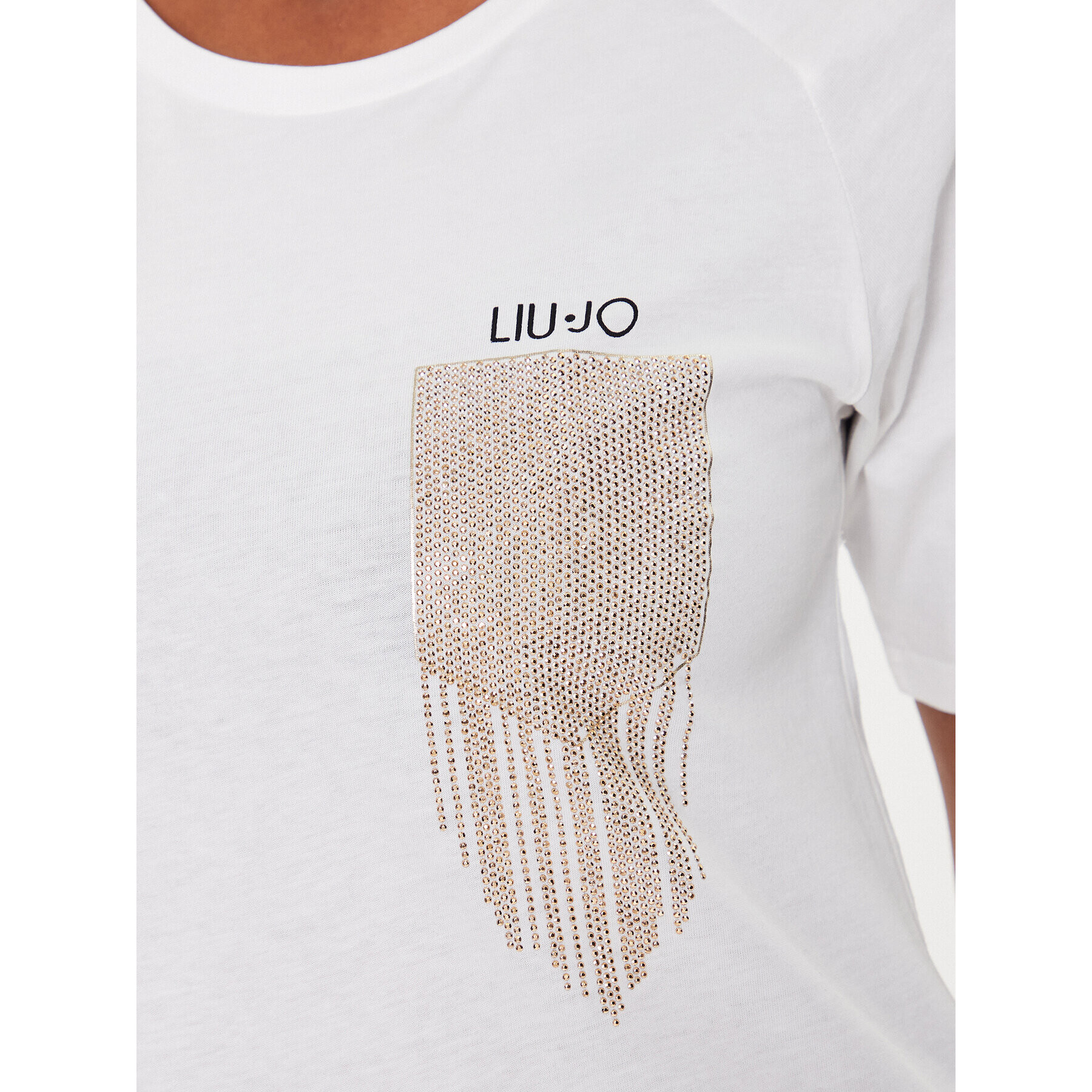 Liu Jo Sport Тишърт TA3091 J5923 Бял Regular Fit - Pepit.bg