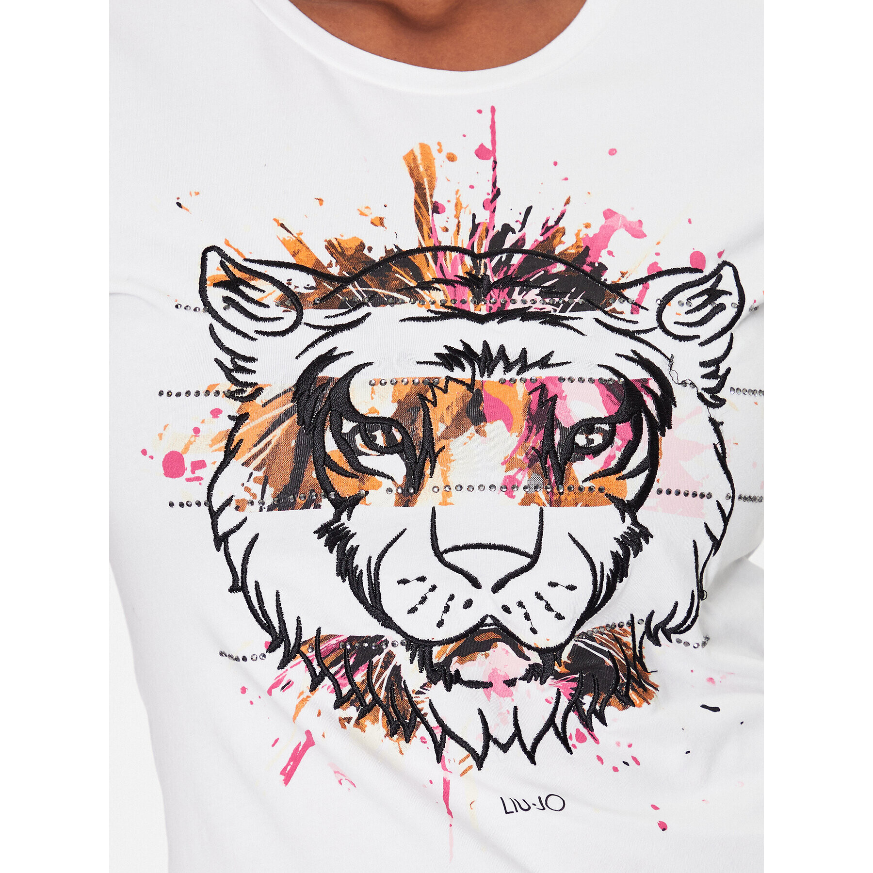 Liu Jo Sport Тишърт TA3104 J5003 Бял Regular Fit - Pepit.bg