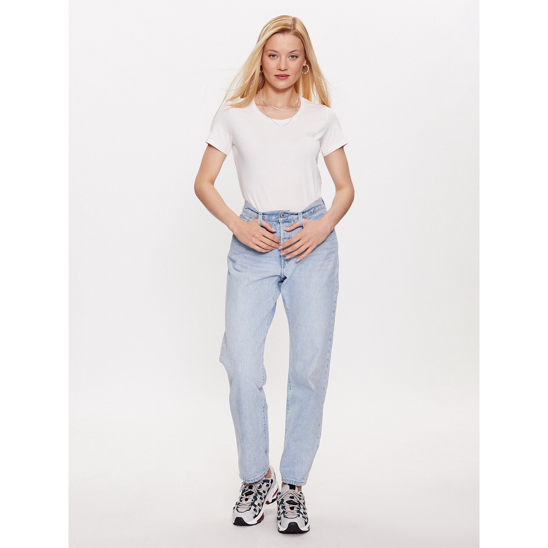 Liu Jo Sport Тишърт TA3141 J5003 Бежов Regular Fit - Pepit.bg