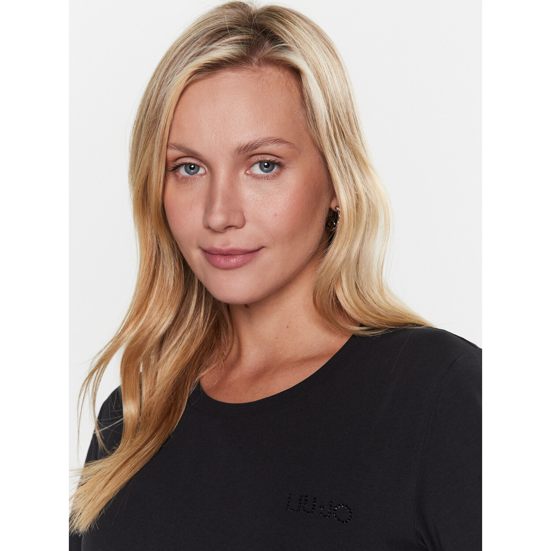 Liu Jo Sport Тишърт TA3150 J5003 Черен Regular Fit - Pepit.bg