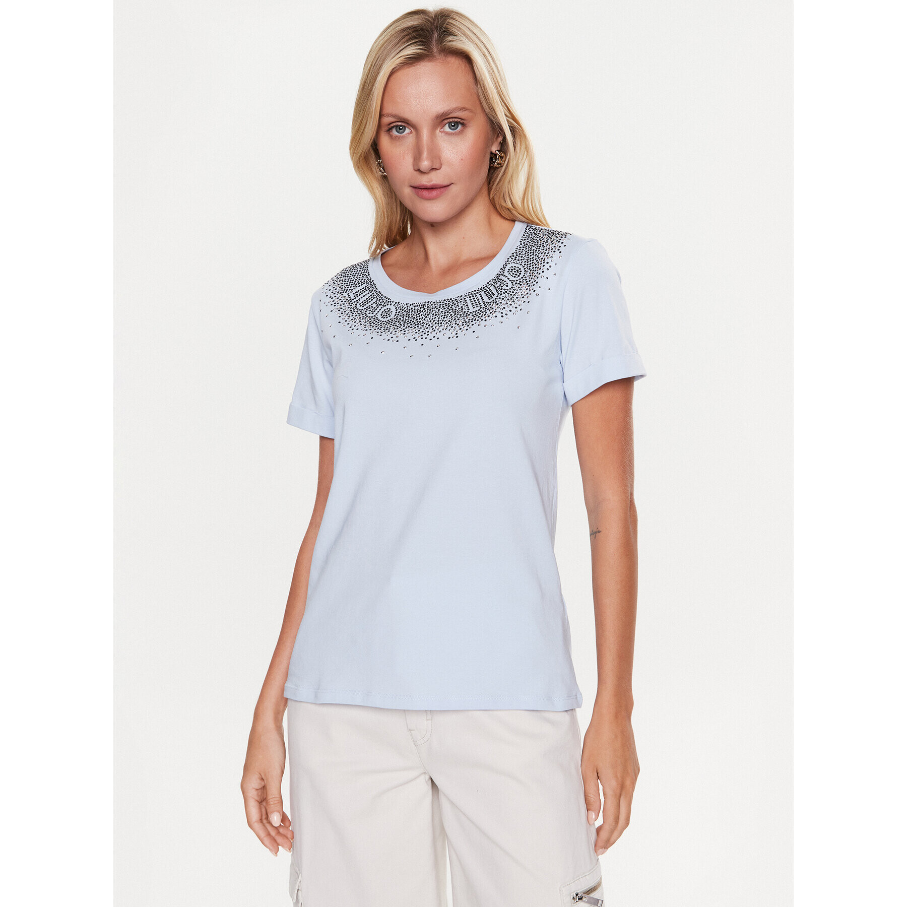 Liu Jo Sport Тишърт TA3182 J5003 Син Regular Fit - Pepit.bg