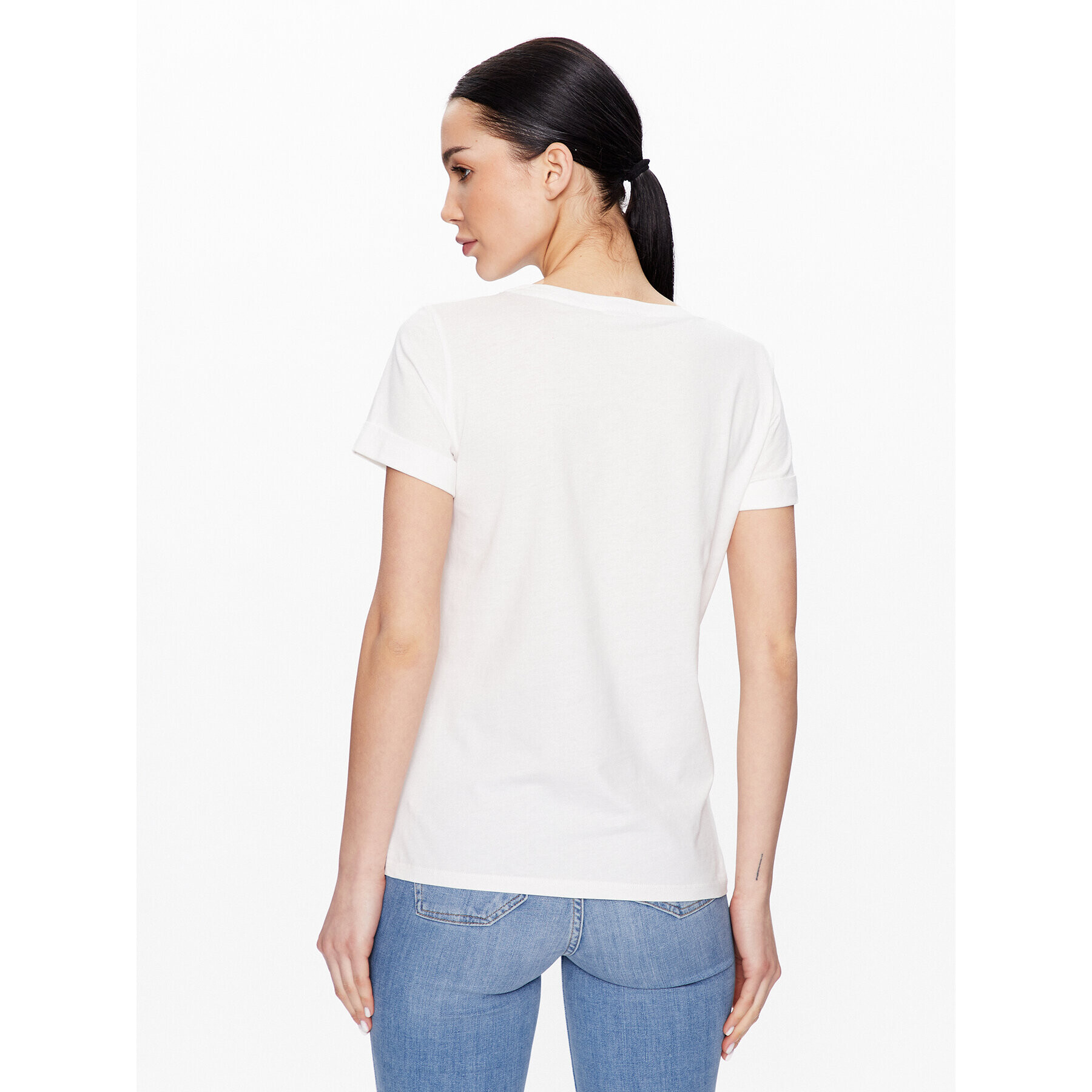 Liu Jo Sport Тишърт TA3275 J5923 Бял Regular Fit - Pepit.bg