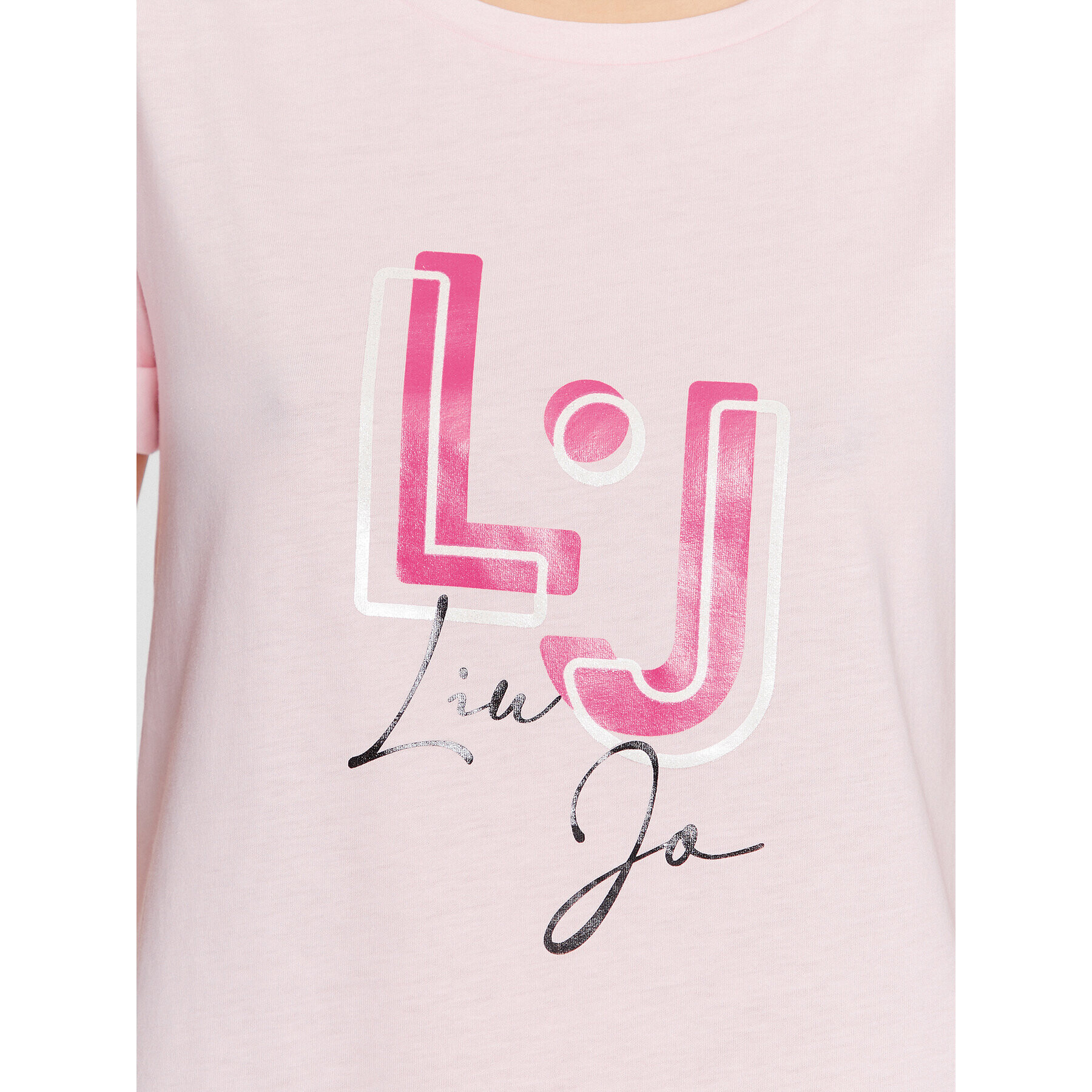 Liu Jo Sport Тишърт TA3275 J5923 Розов Regular Fit - Pepit.bg